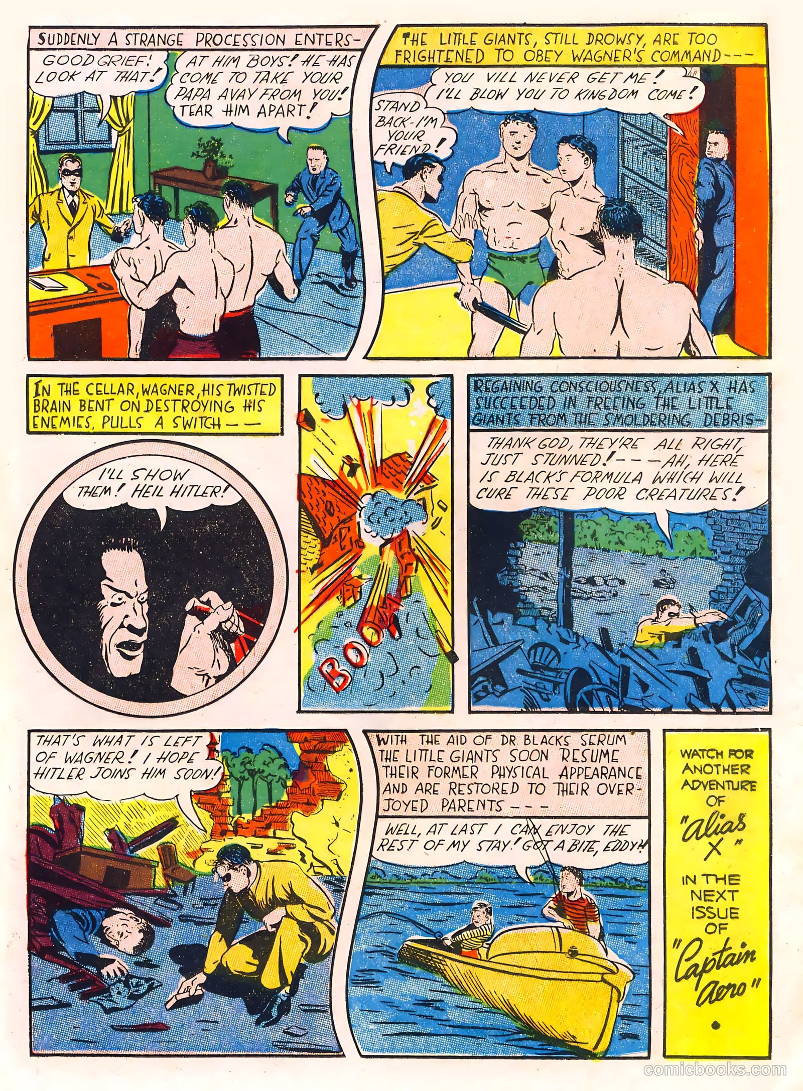 Captain Aero Comics #12 (1941) — page 38 of 57