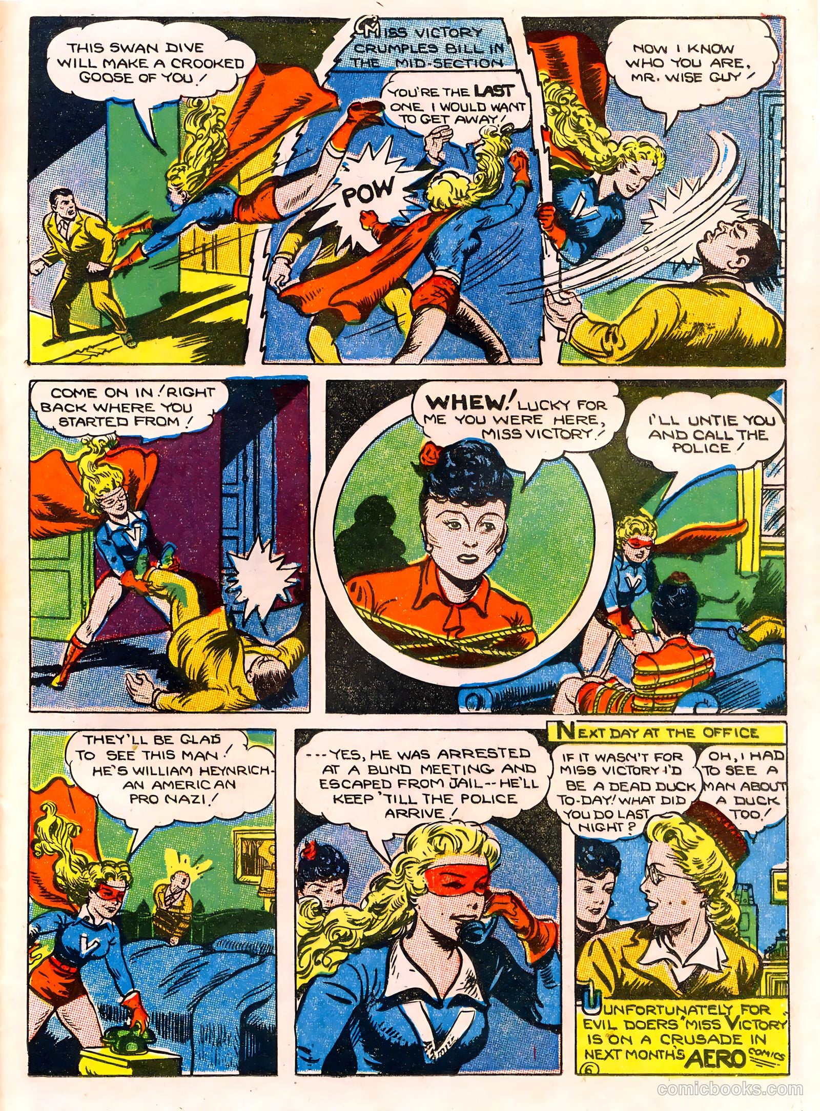 Captain Aero Comics #12 (1941) — page 44 of 57