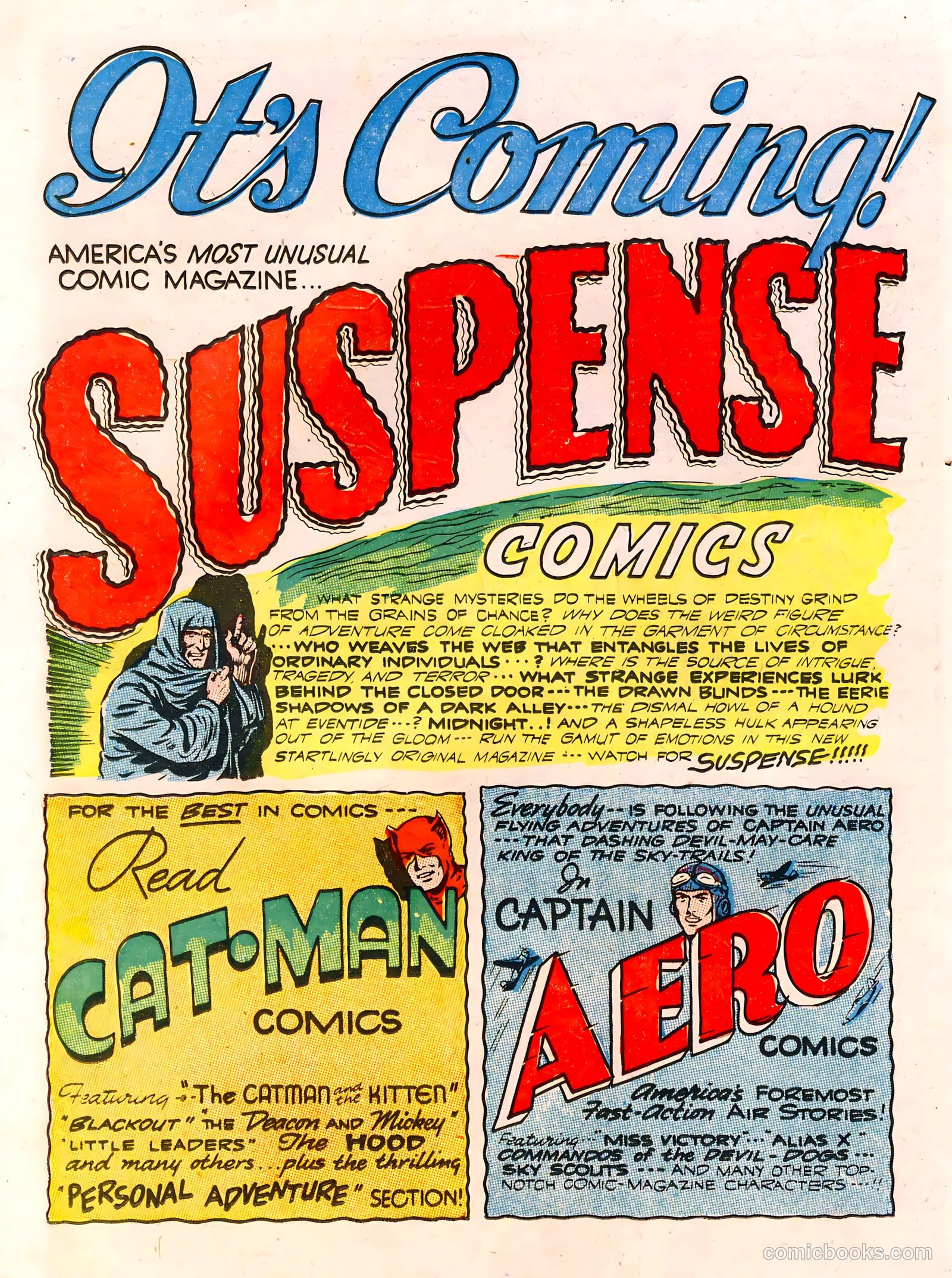 Captain Aero Comics #12 (1941) — page 45 of 57