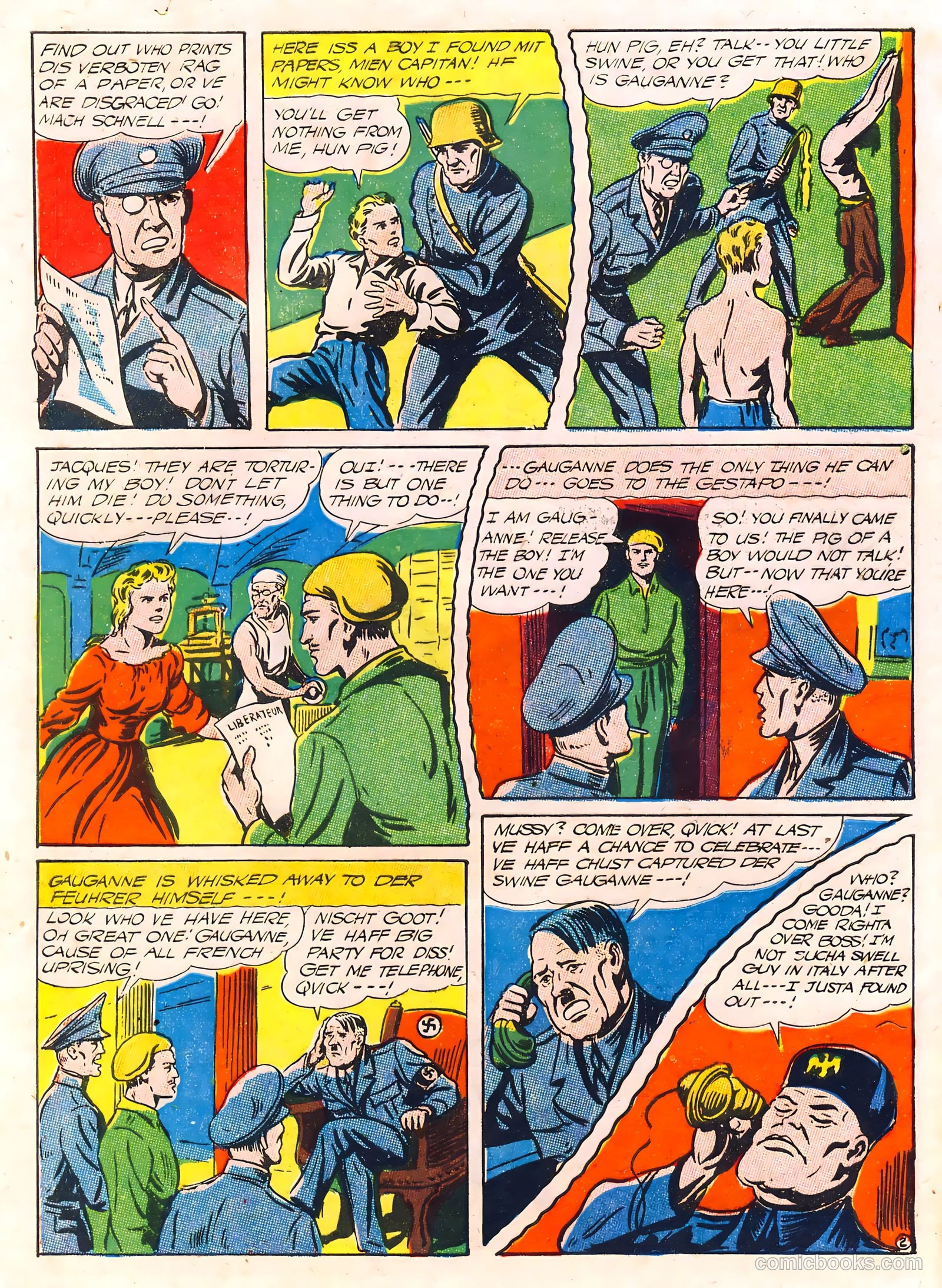 Captain Aero Comics #12 (1941) — page 53 of 57