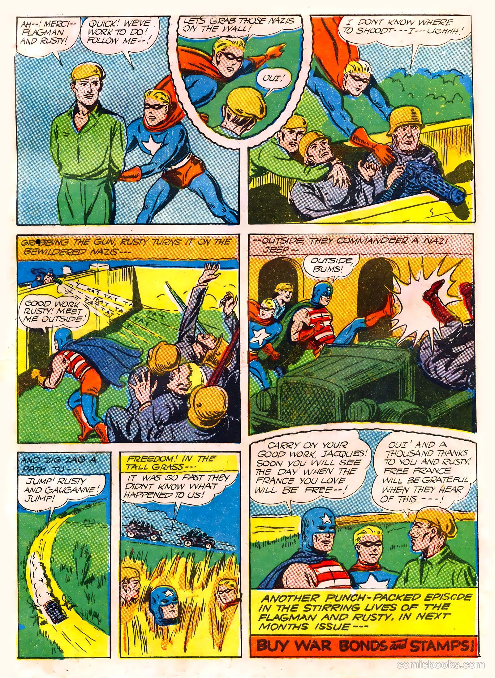 Captain Aero Comics #12 (1941) — page 56 of 57