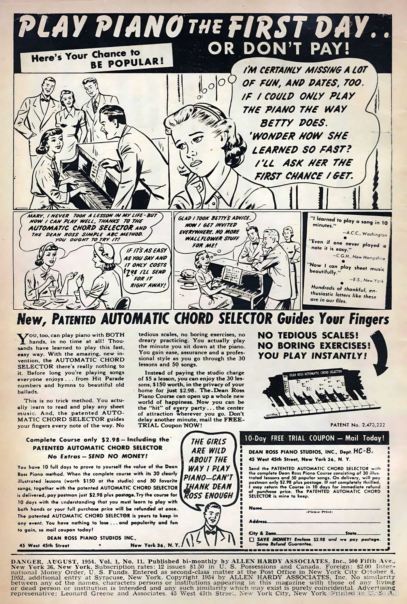 Danger #11 (1953) — page 2 of 36