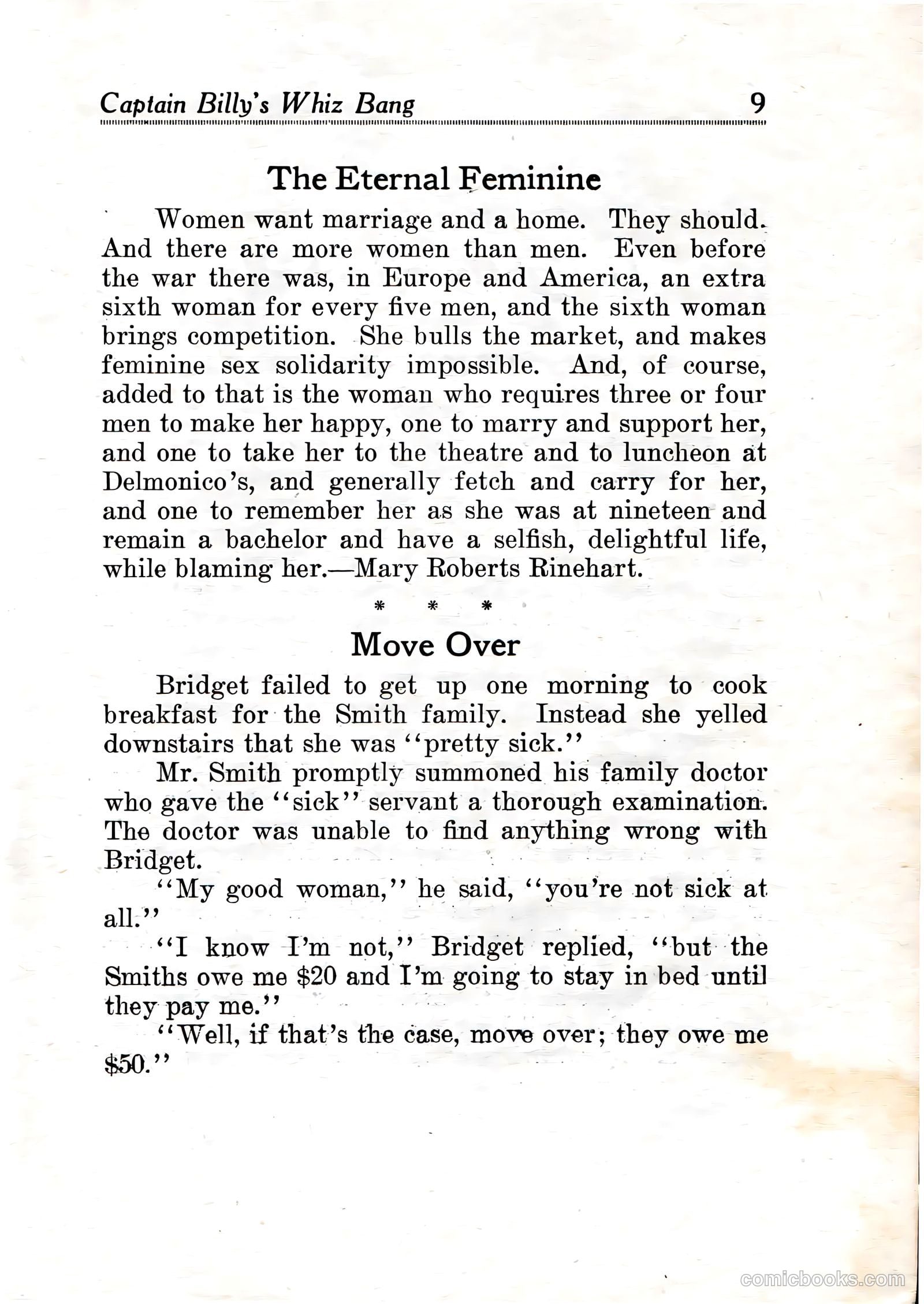Capt Billy's Whiz Bang v2 #13 — page 11 of 68