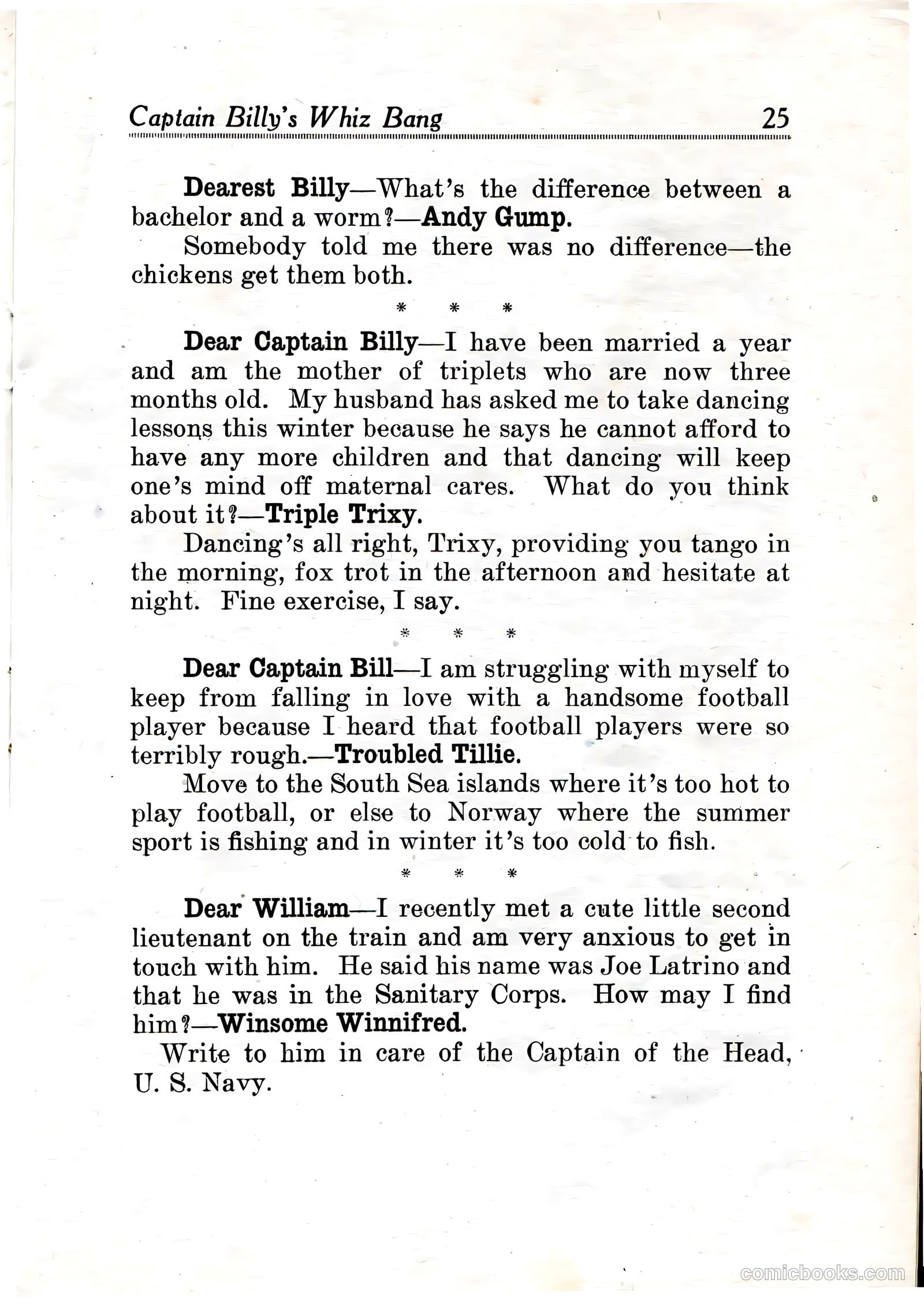 Capt Billy's Whiz Bang v2 #13 — page 27 of 68