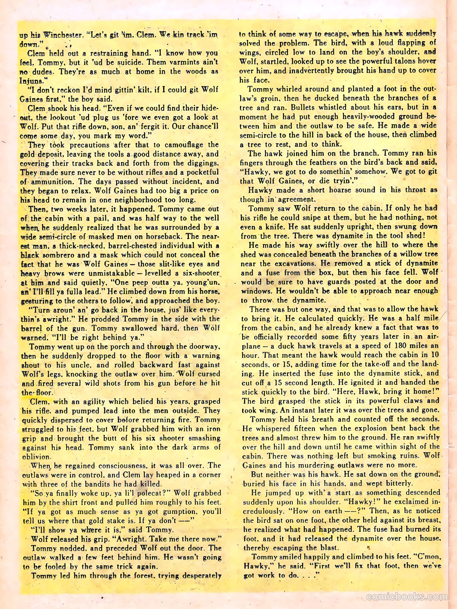 The Lone Rider #21 (1950) — page 26 of 36