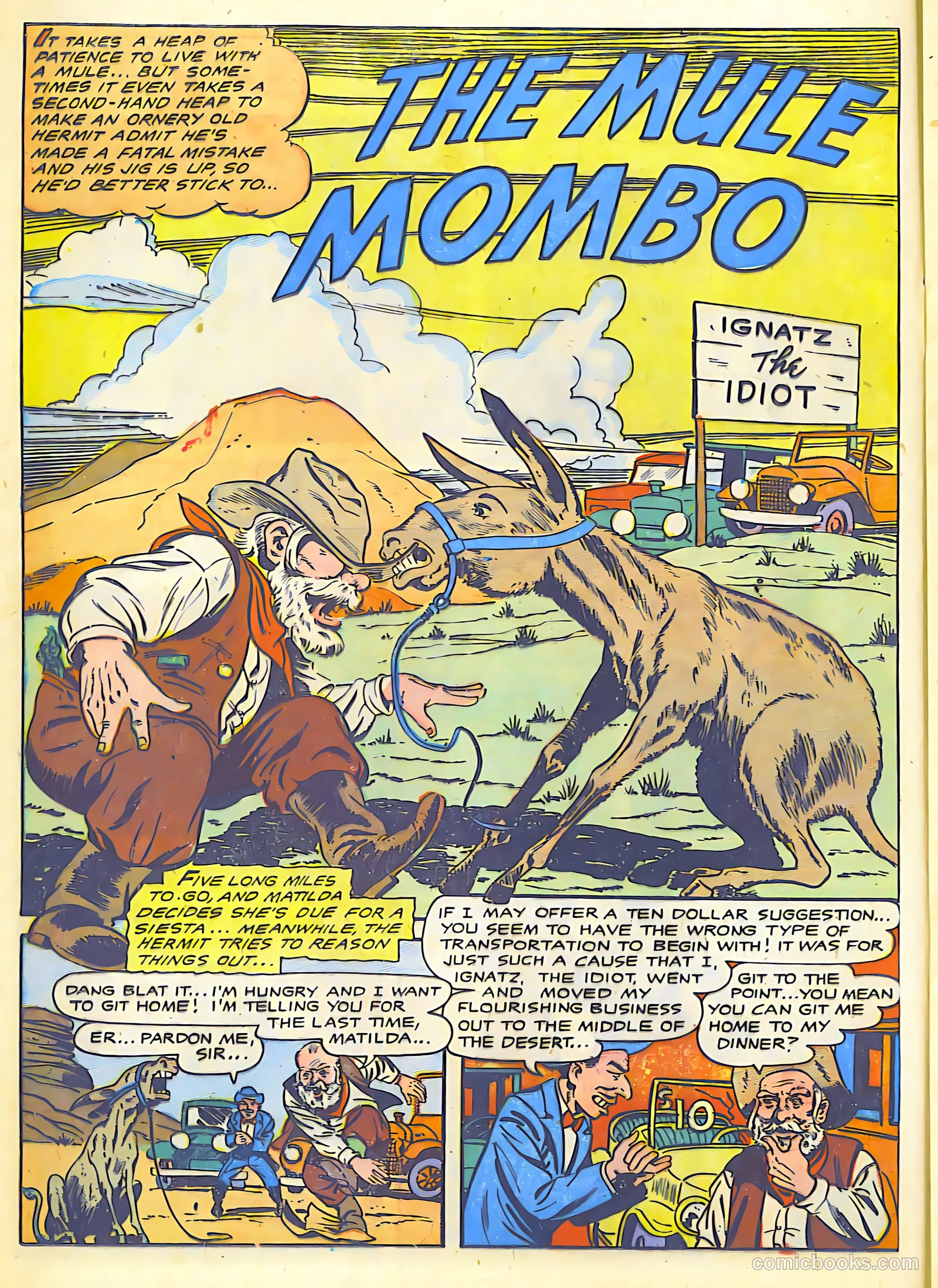 The Lone Rider #25 (1950) — page 14 of 36