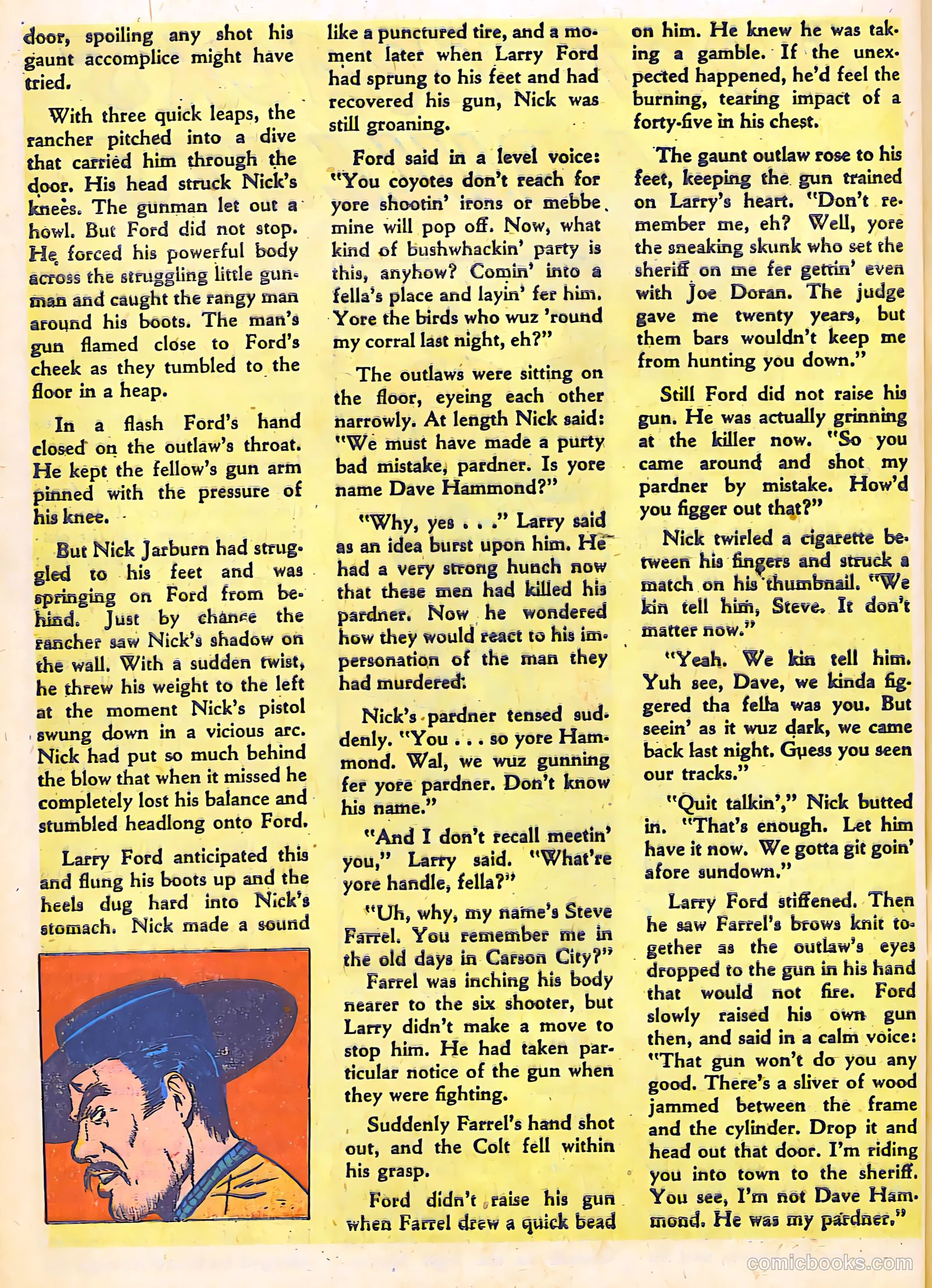 The Lone Rider #25 (1950) — page 28 of 36