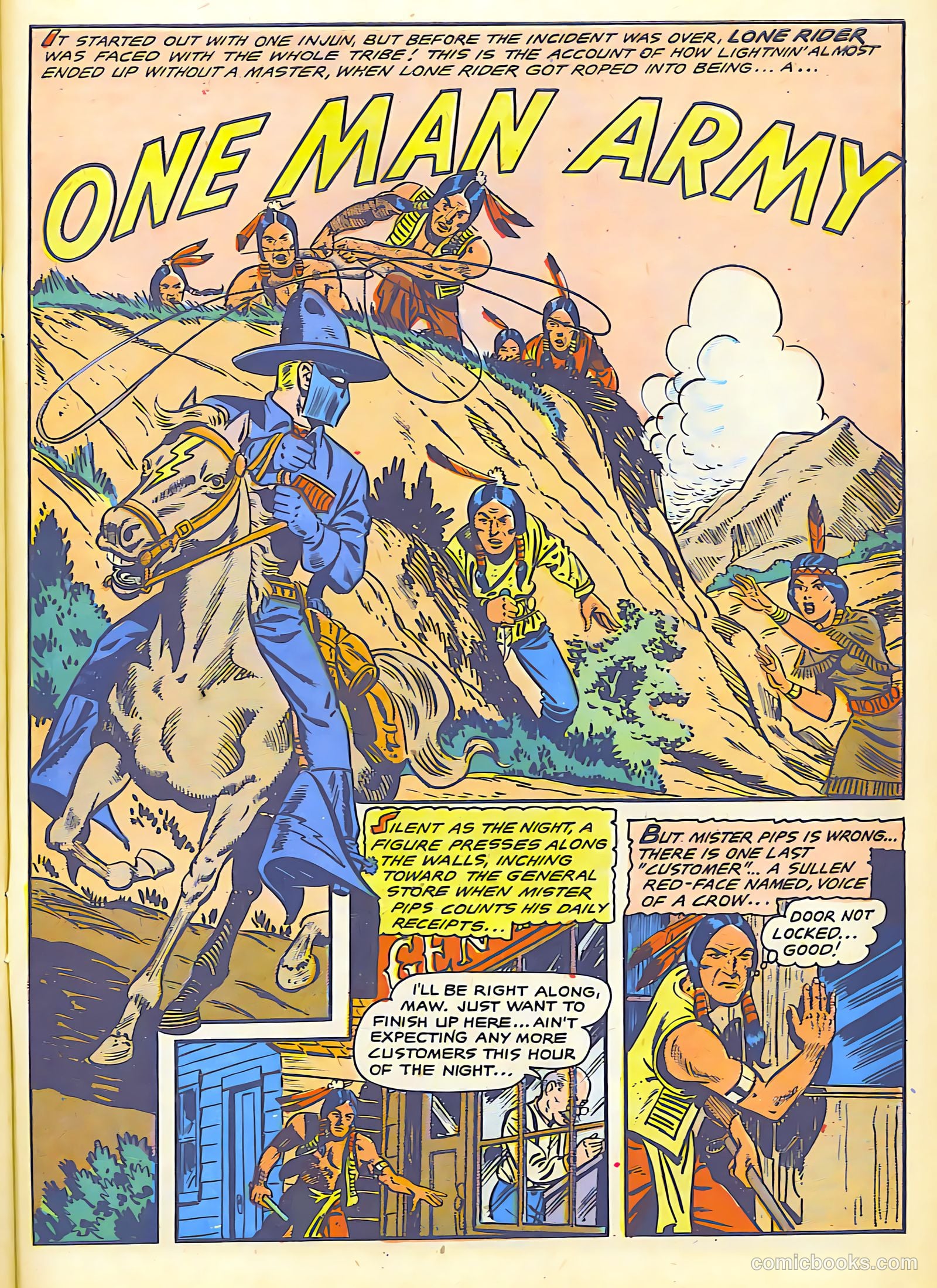 The Lone Rider #25 (1950) — page 29 of 36