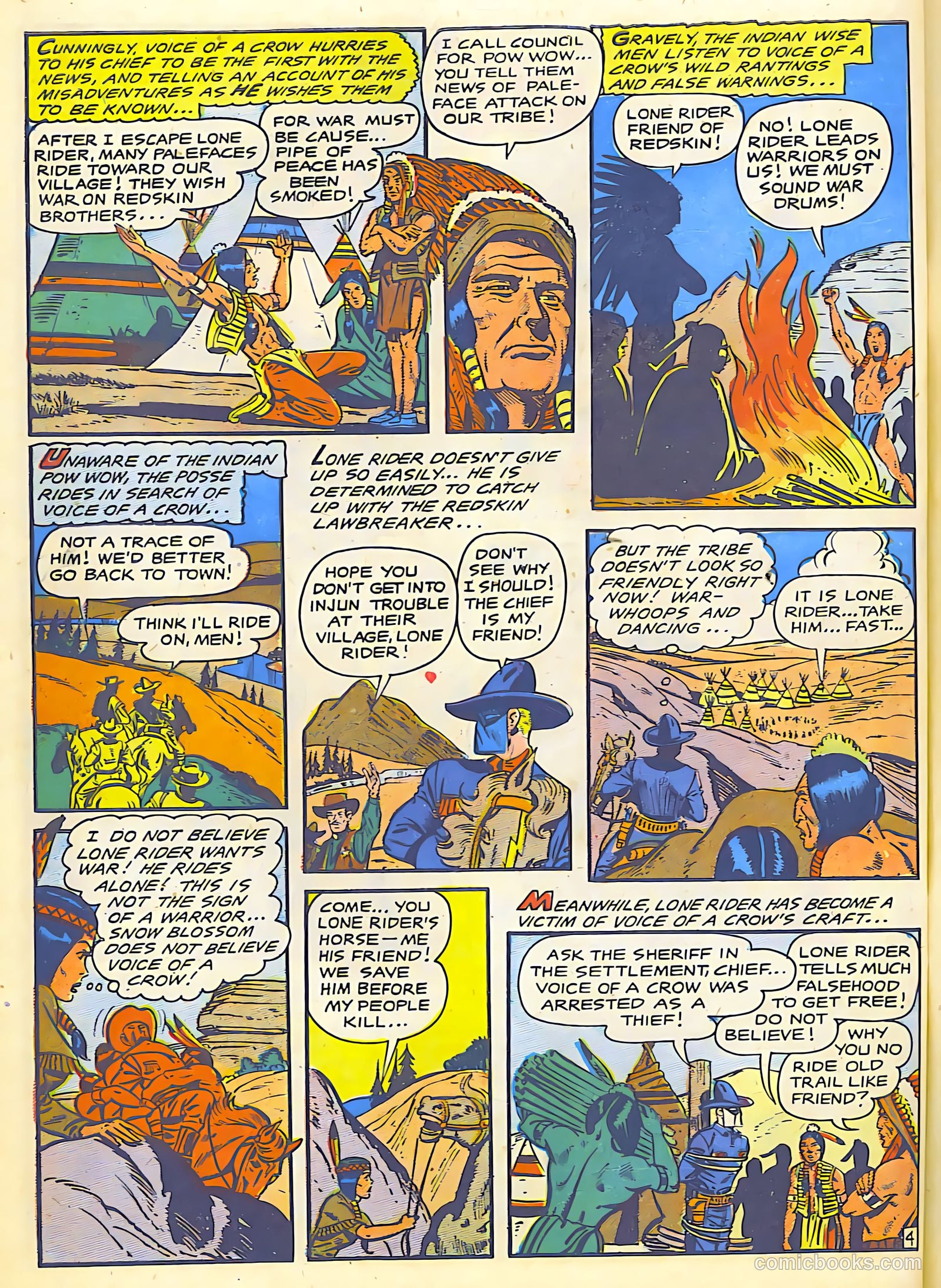 The Lone Rider #25 (1950) — page 32 of 36