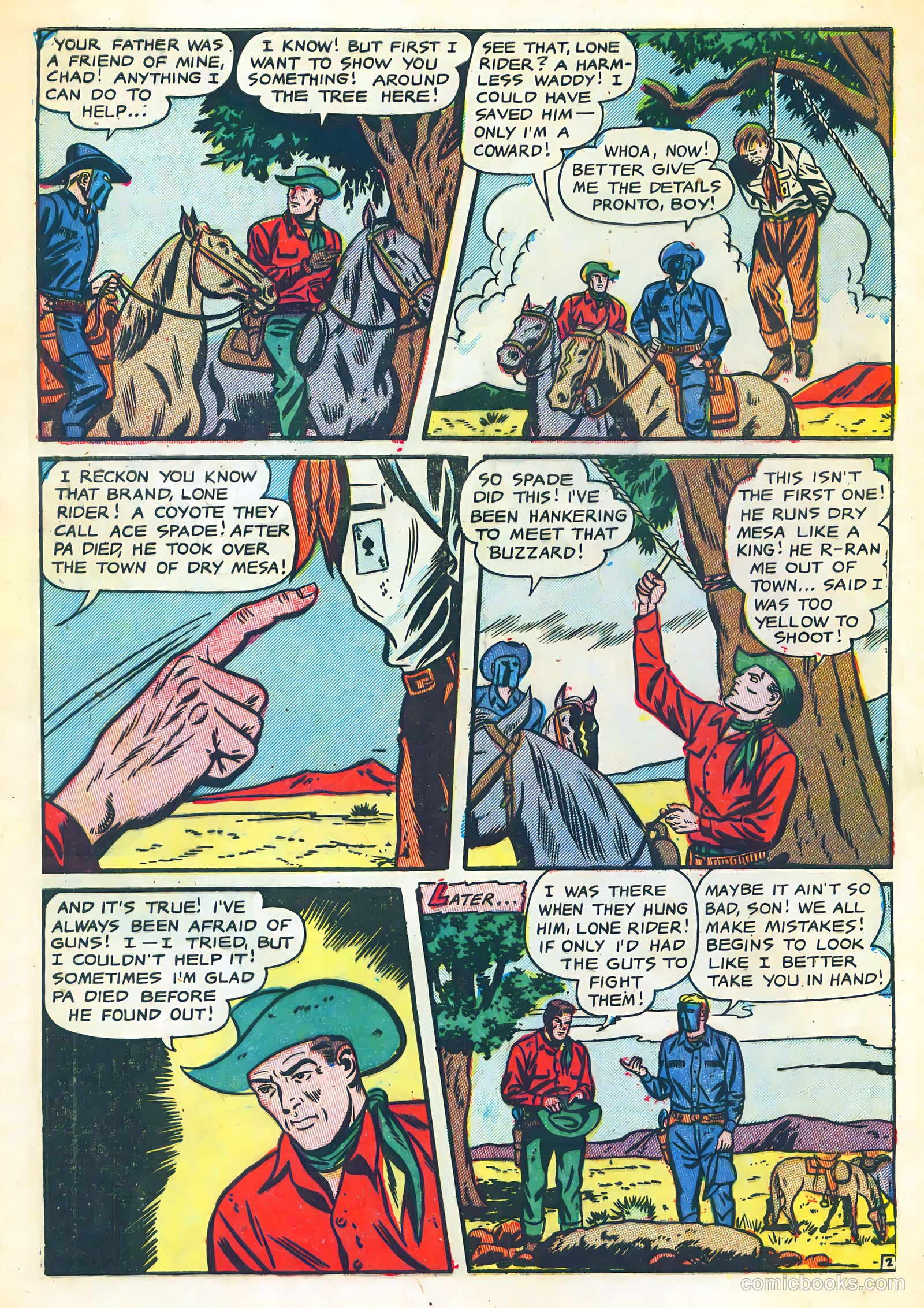 The Lone Rider #10 (1950) — page 4 of 36