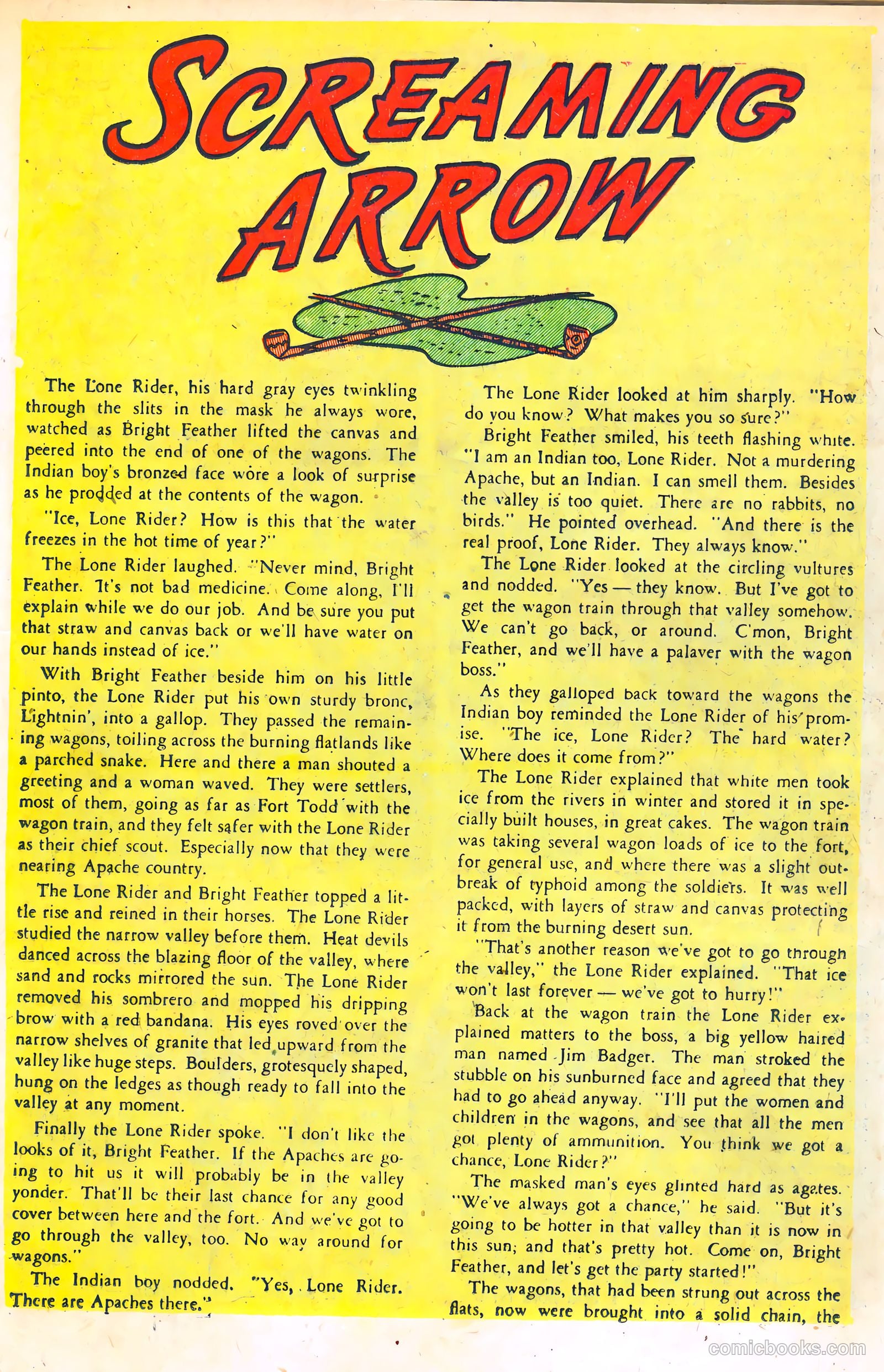 The Lone Rider #10 (1950) — page 17 of 36