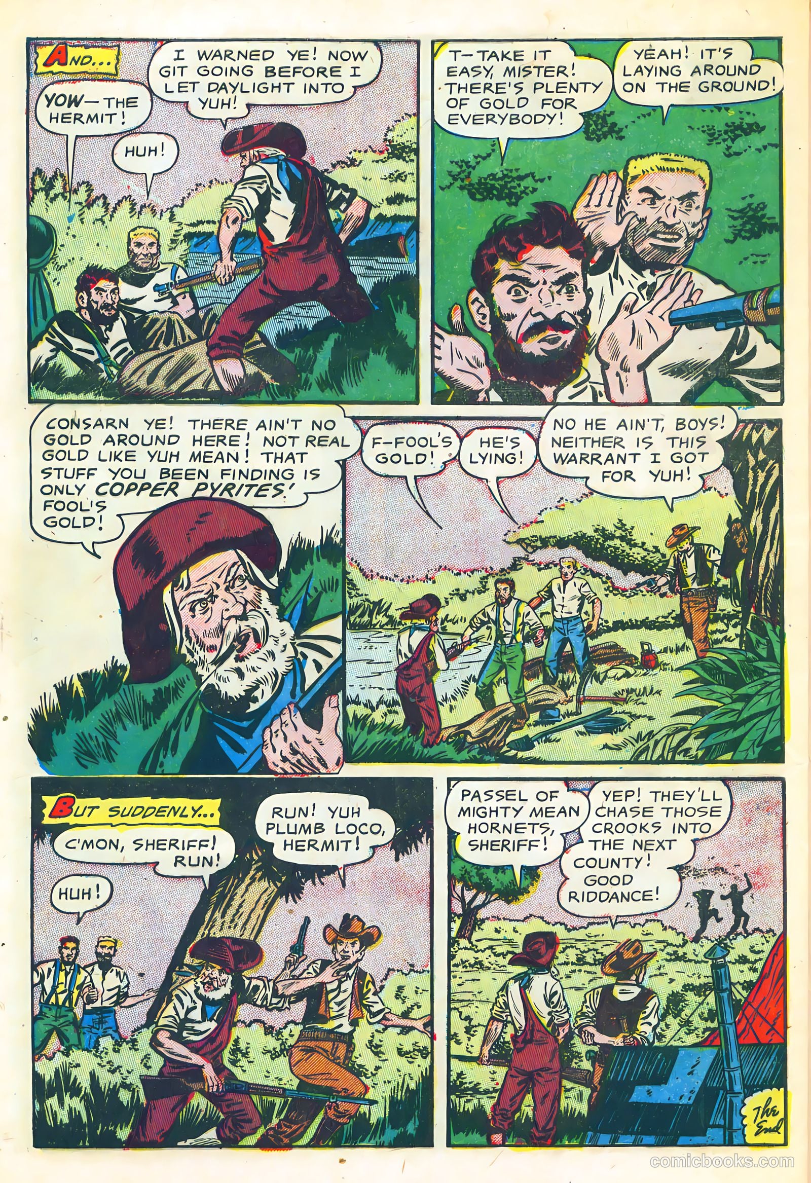 The Lone Rider #10 (1950) — page 32 of 36