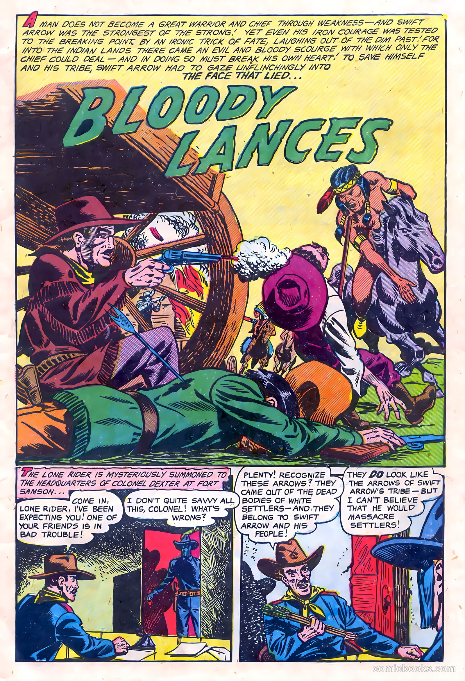 The Lone Rider #15 (1950) — page 3 of 36