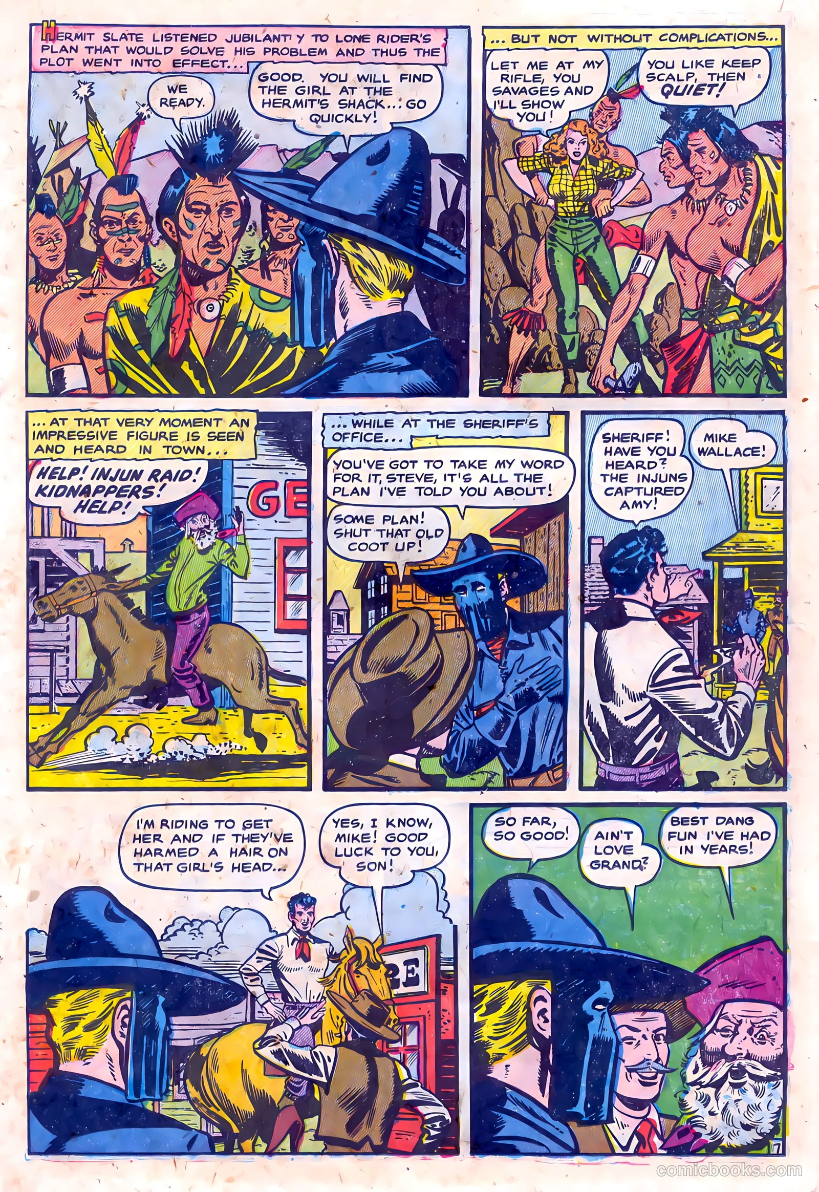 The Lone Rider #15 (1950) — page 15 of 36