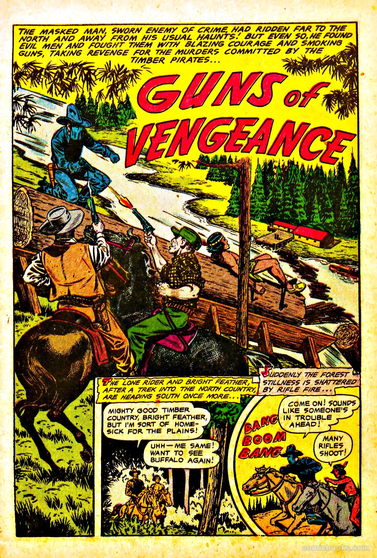 The Lone Rider #13 (1950) — page 3 of 36