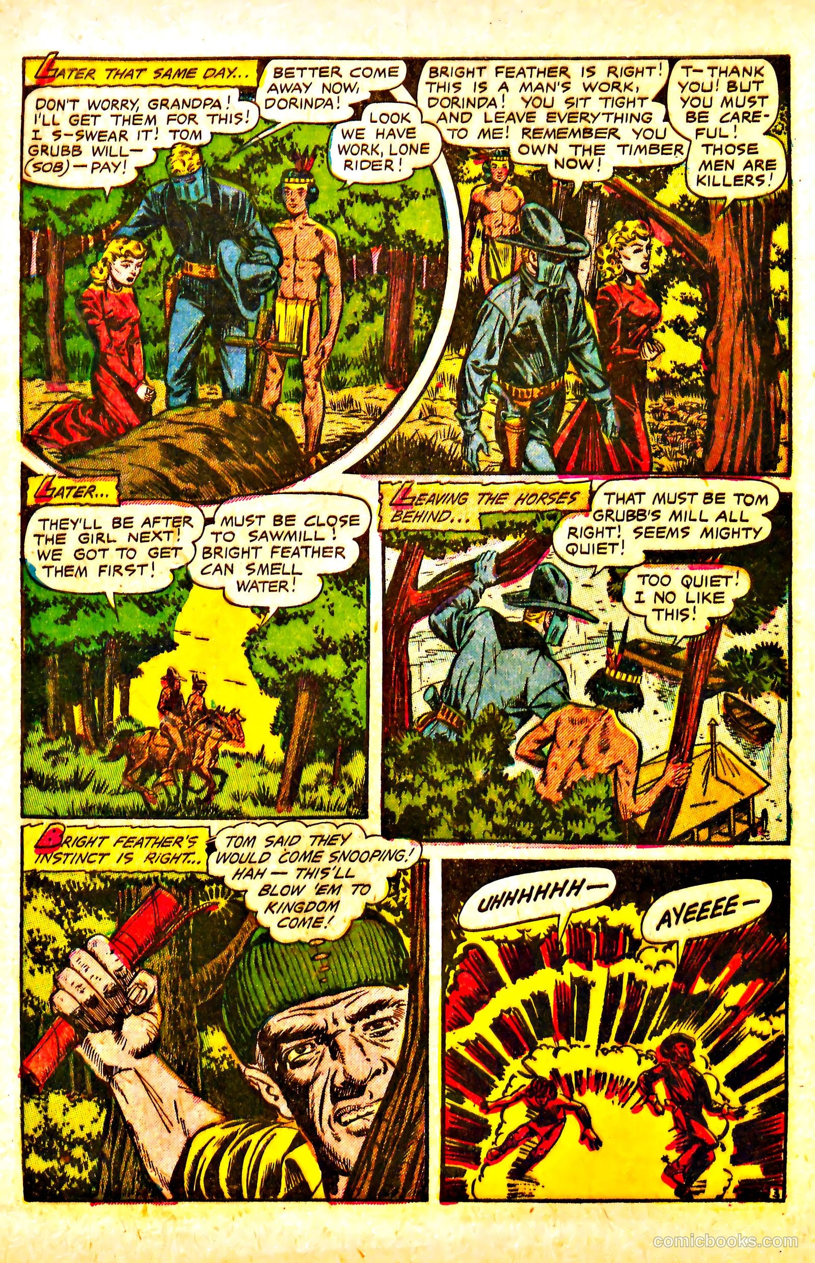 The Lone Rider #13 (1950) — page 5 of 36