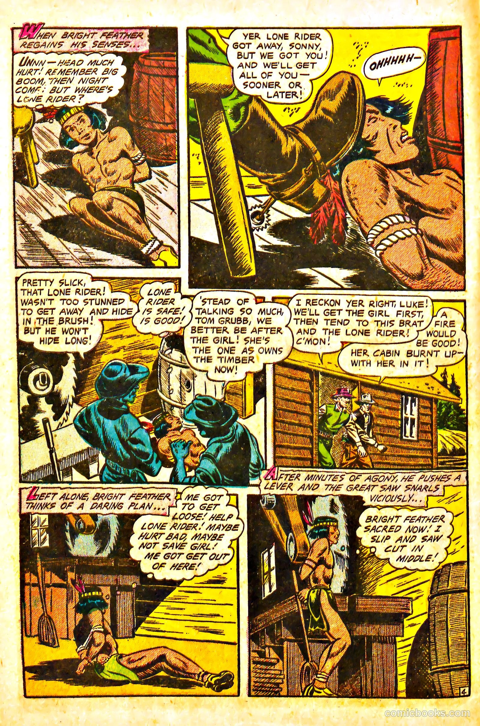 The Lone Rider #13 (1950) — page 6 of 36