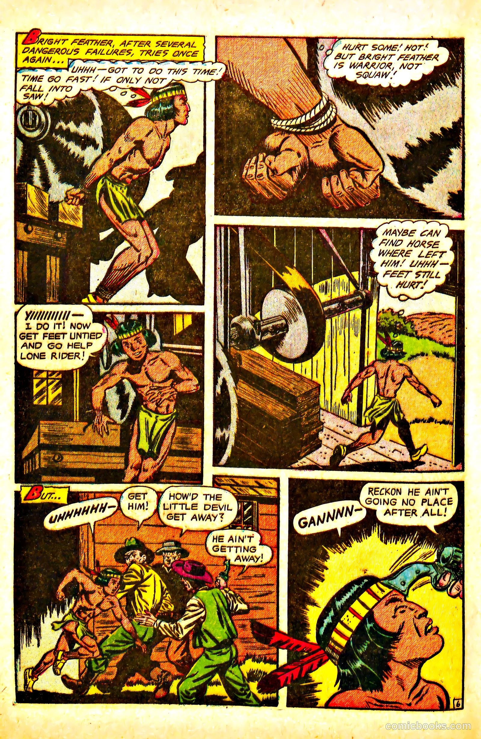 The Lone Rider #13 (1950) — page 8 of 36