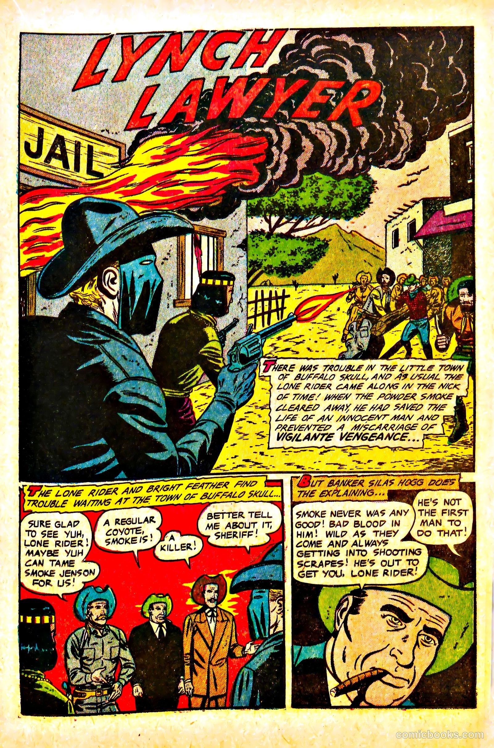 The Lone Rider #13 (1950) — page 19 of 36