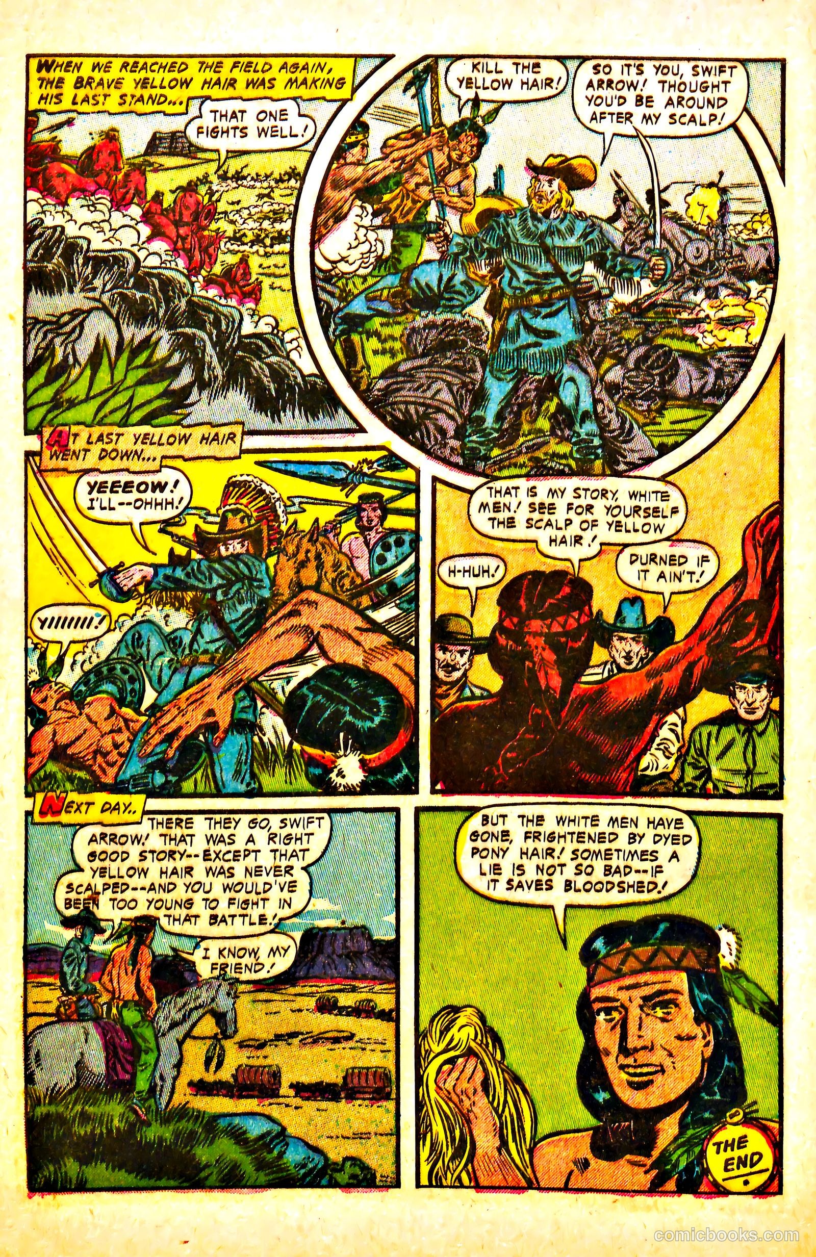 The Lone Rider #13 (1950) — page 32 of 36