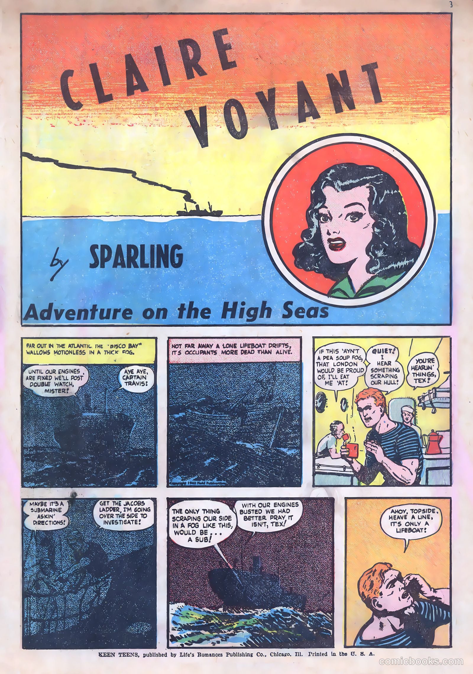 Keen Teens #1 (1945) — page 3 of 51