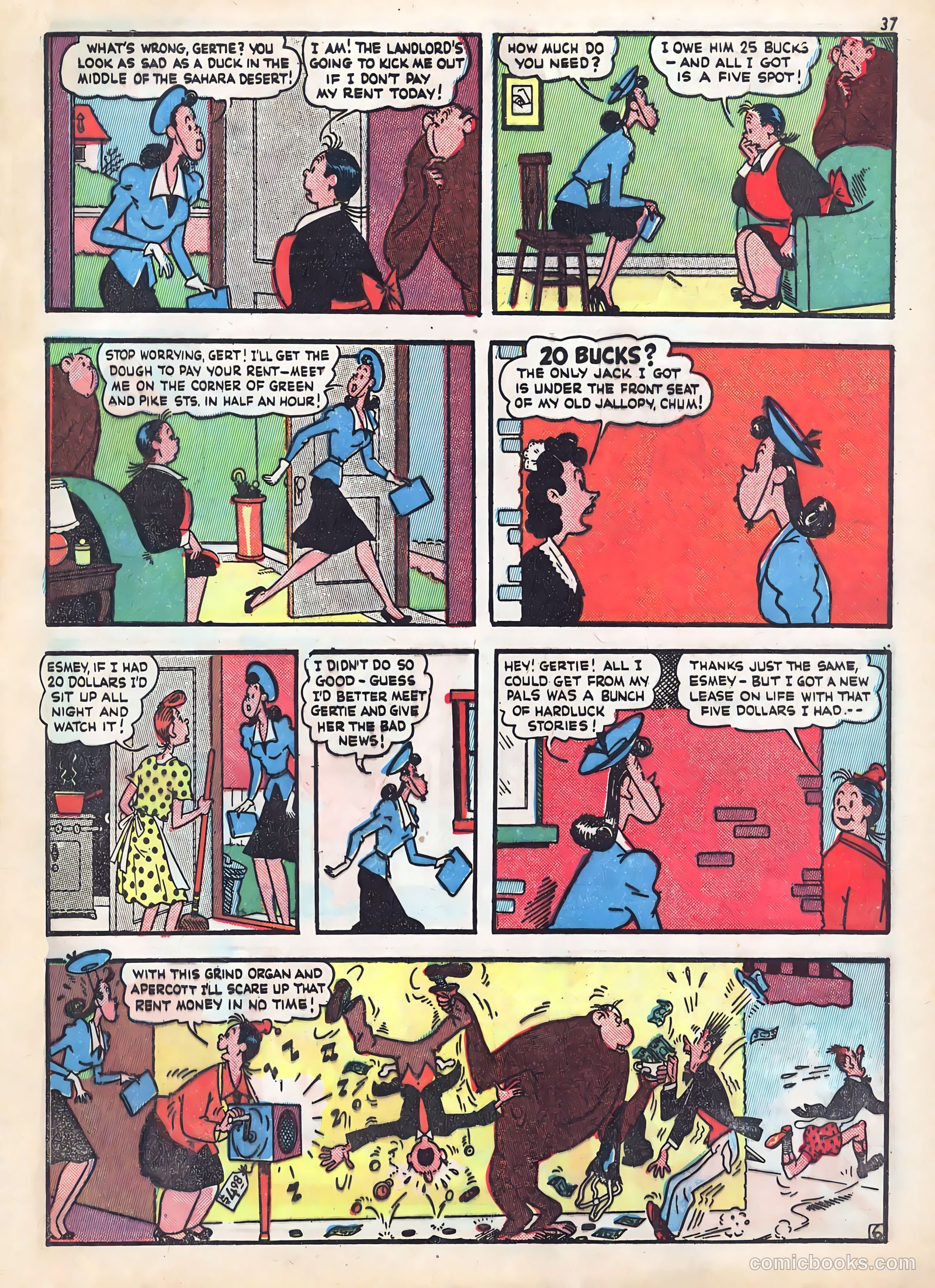 Keen Teens #1 (1945) — page 36 of 51