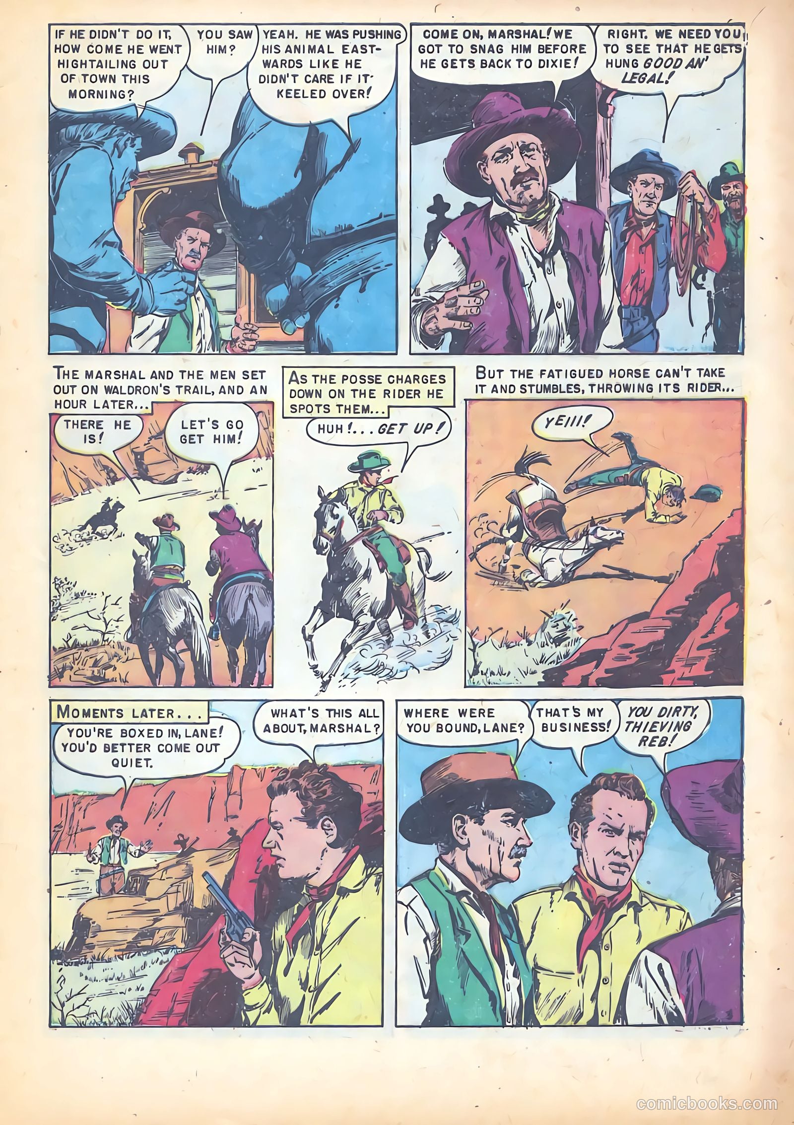 Red Mountain Featuring Quantrell's Raiders #1 (1952) — page 5 of 36