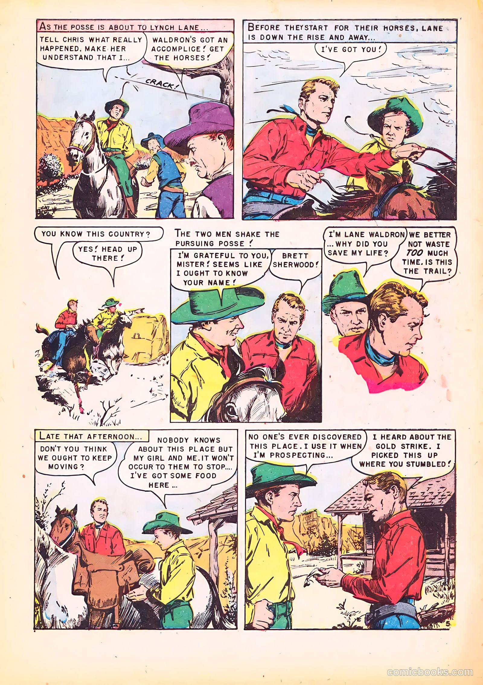 Red Mountain Featuring Quantrell's Raiders #1 (1952) — page 7 of 36