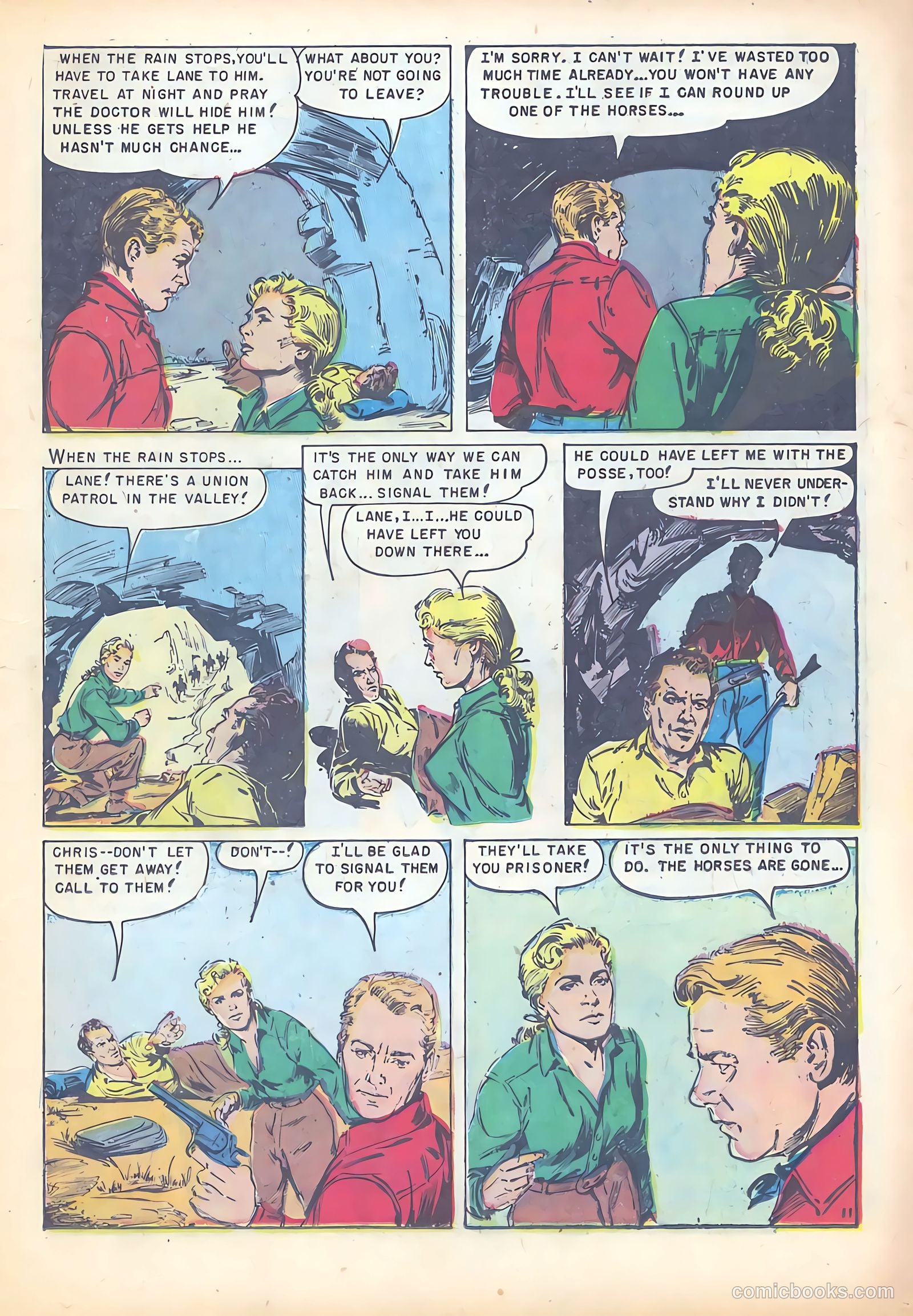 Red Mountain Featuring Quantrell's Raiders #1 (1952) — page 15 of 36