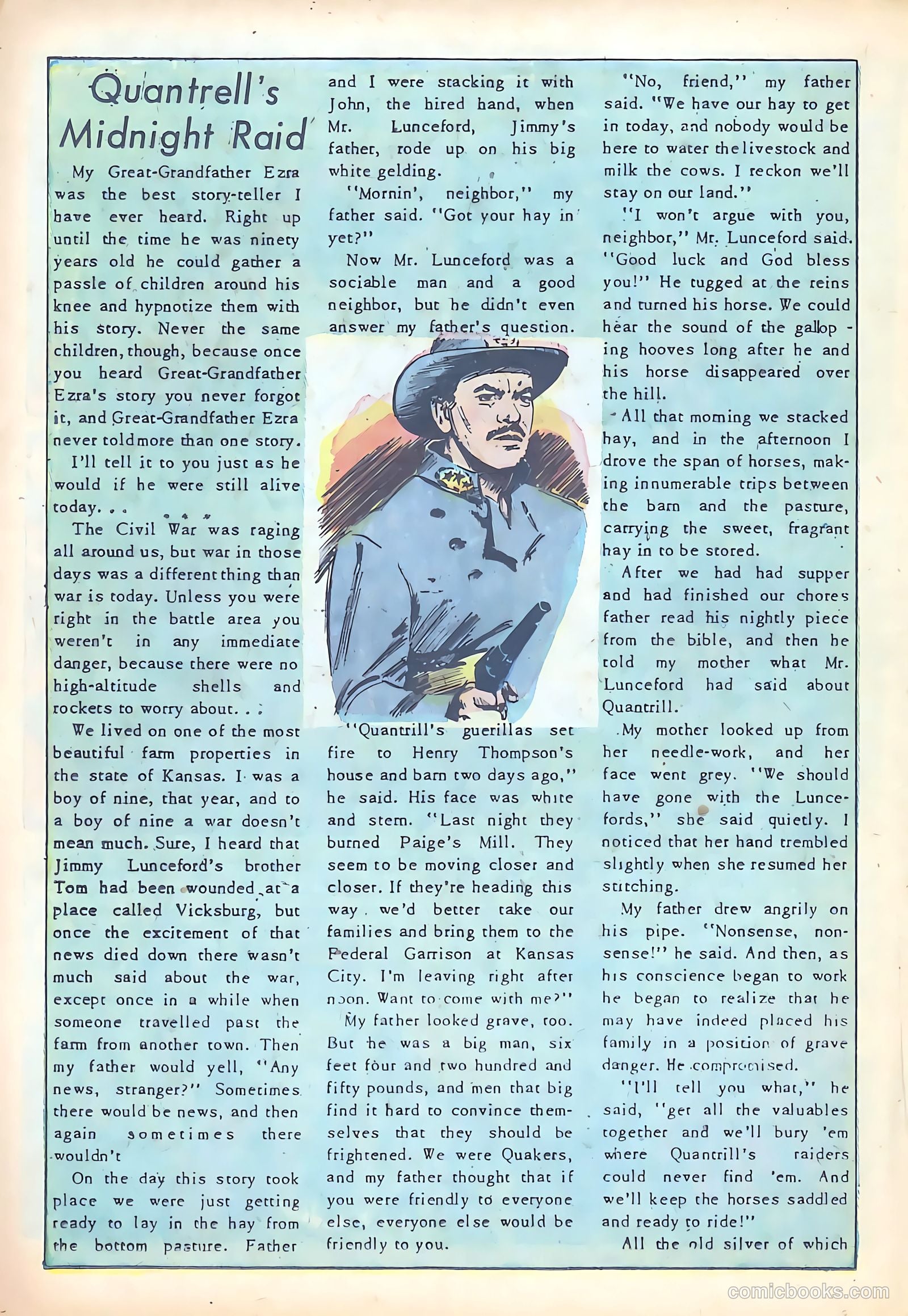 Red Mountain Featuring Quantrell's Raiders #1 (1952) — page 18 of 36