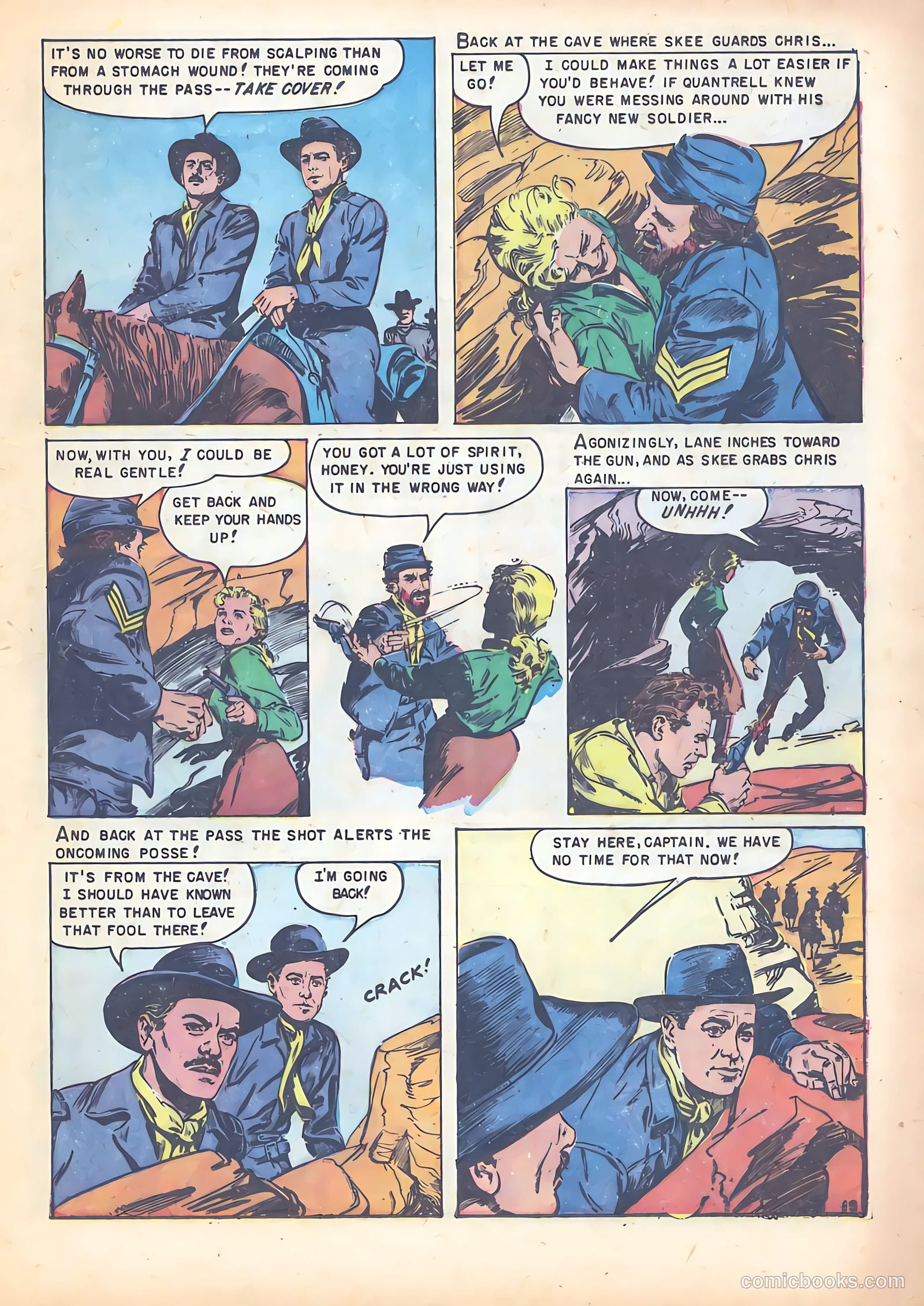 Red Mountain Featuring Quantrell's Raiders #1 (1952) — page 21 of 36