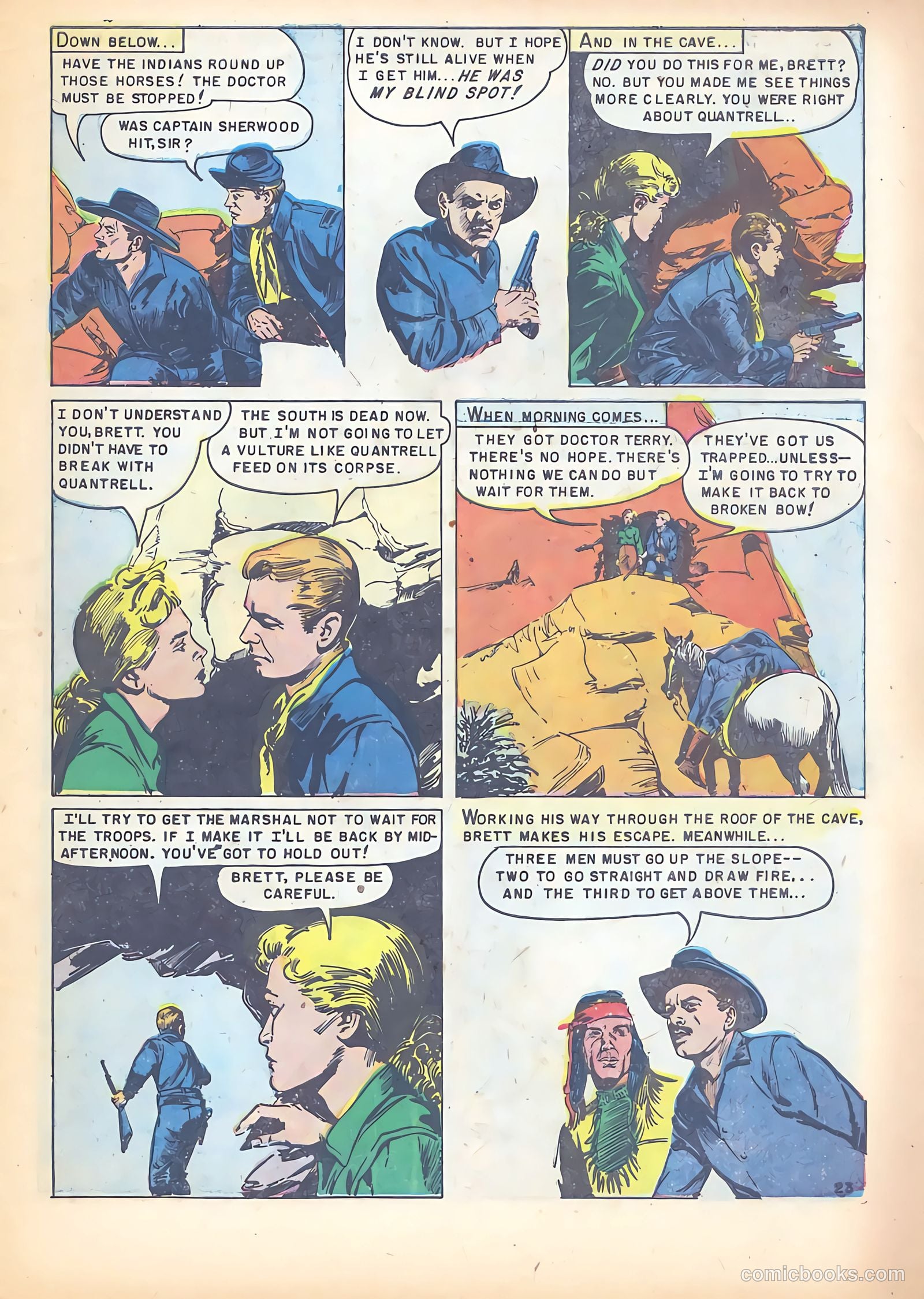 Red Mountain Featuring Quantrell's Raiders #1 (1952) — page 31 of 36