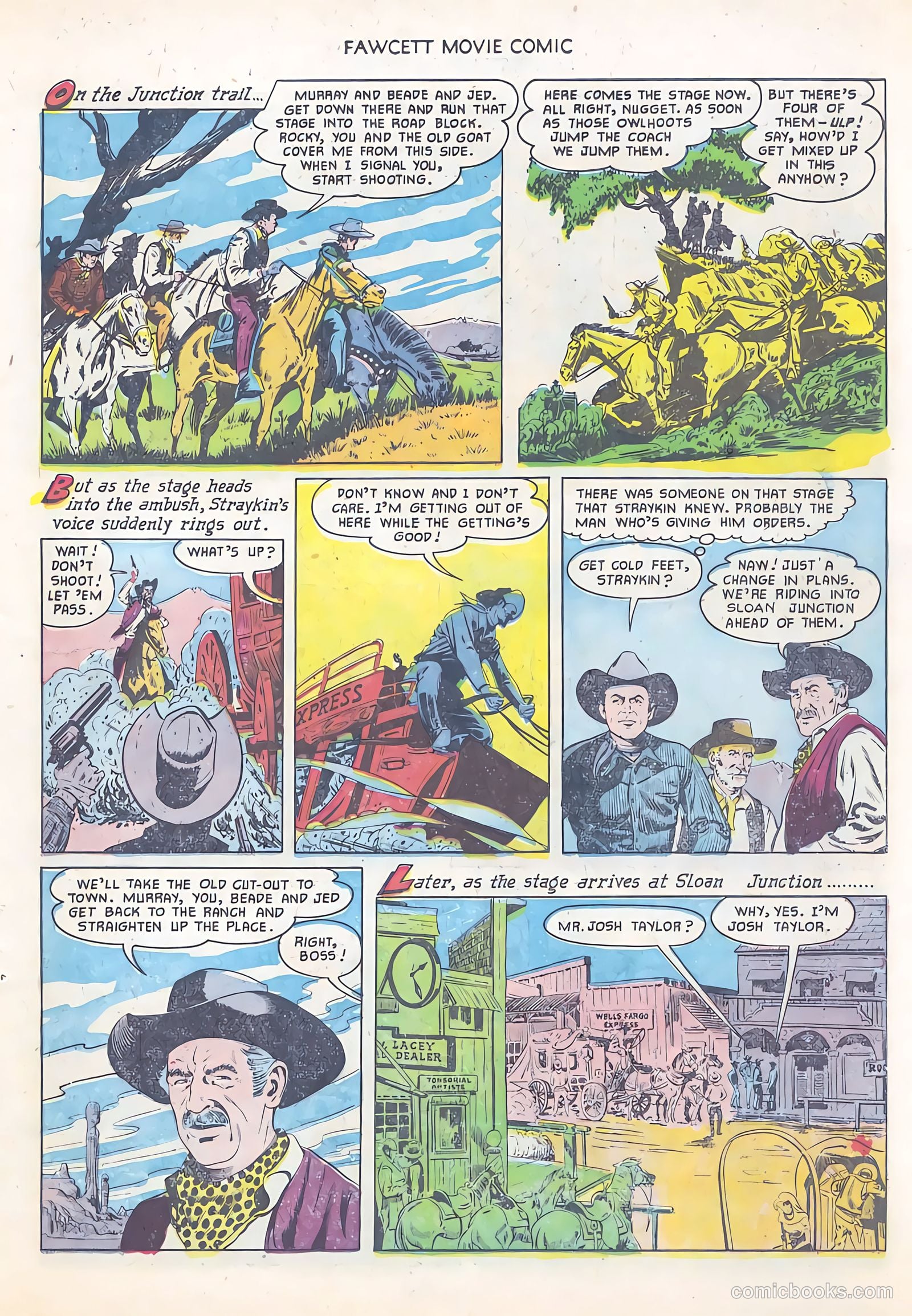 Fawcett Movie Comic 12 - Rustlers On Horseback #1 — page 15 of 36