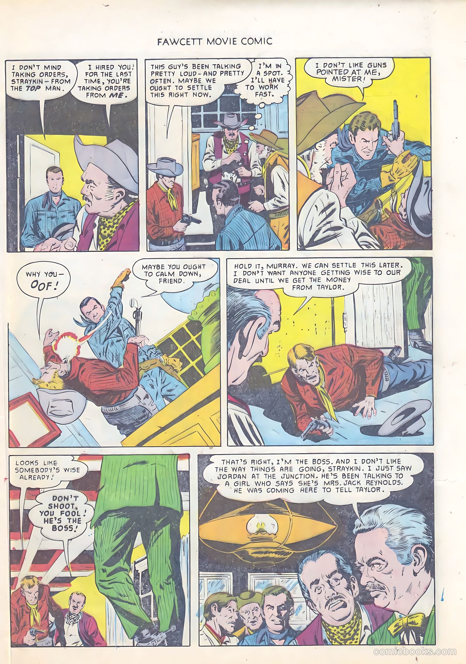 Fawcett Movie Comic 12 - Rustlers On Horseback #1 — page 25 of 36