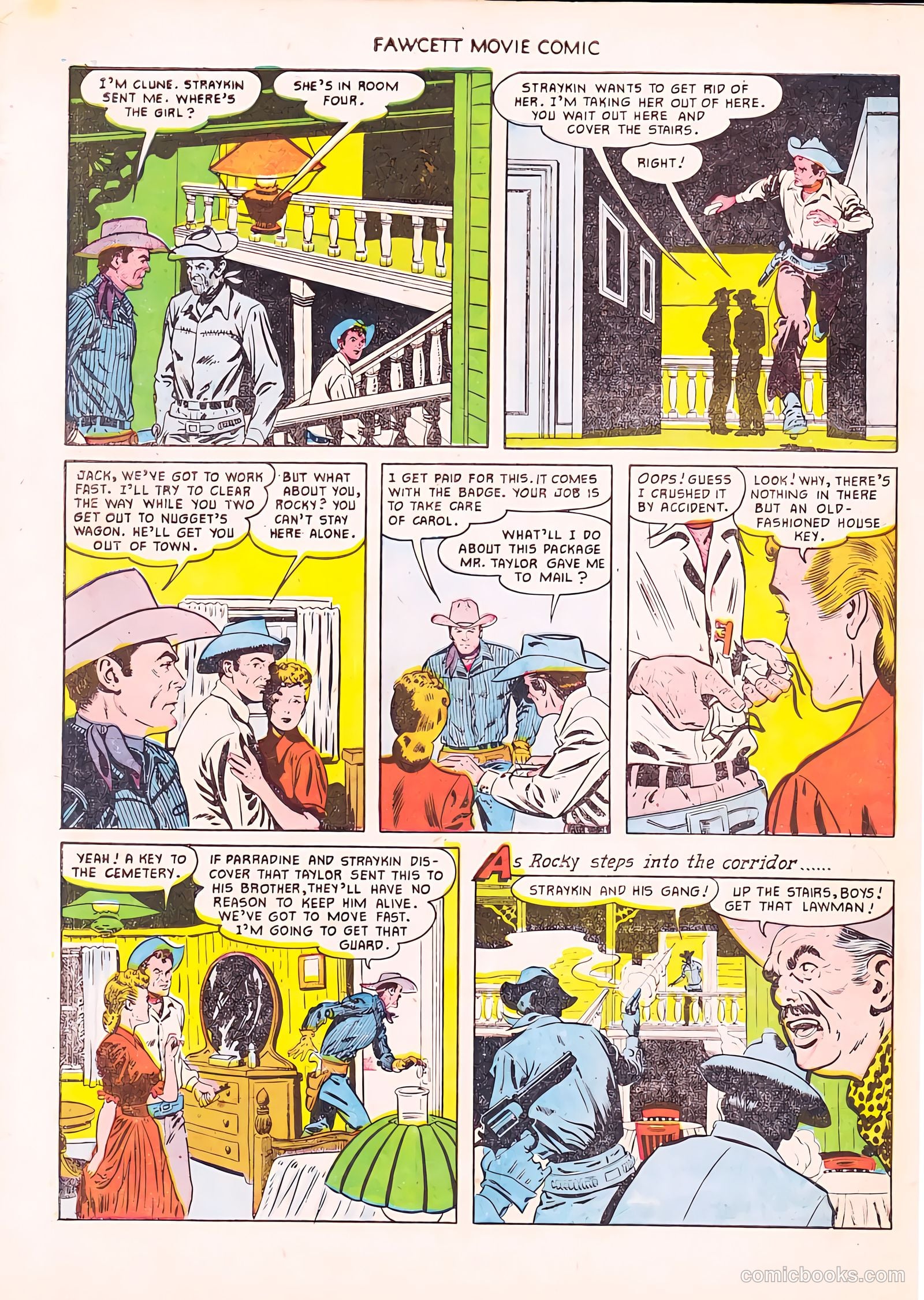 Fawcett Movie Comic 12 - Rustlers On Horseback #1 — page 30 of 36