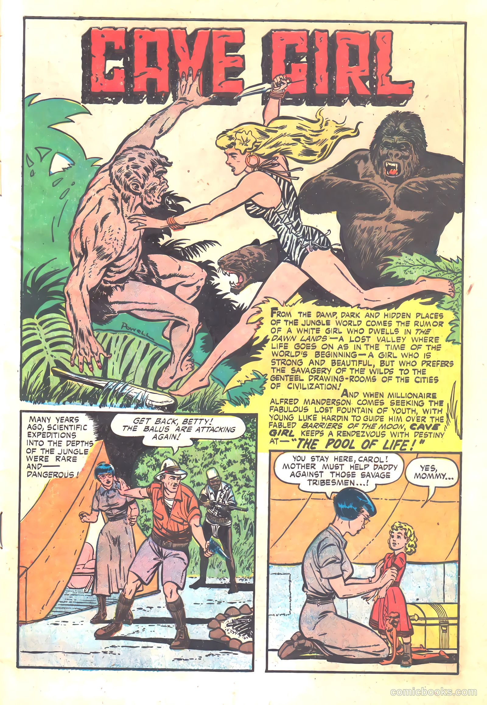 Cave Girl #11 (1991) — page 3 of 36