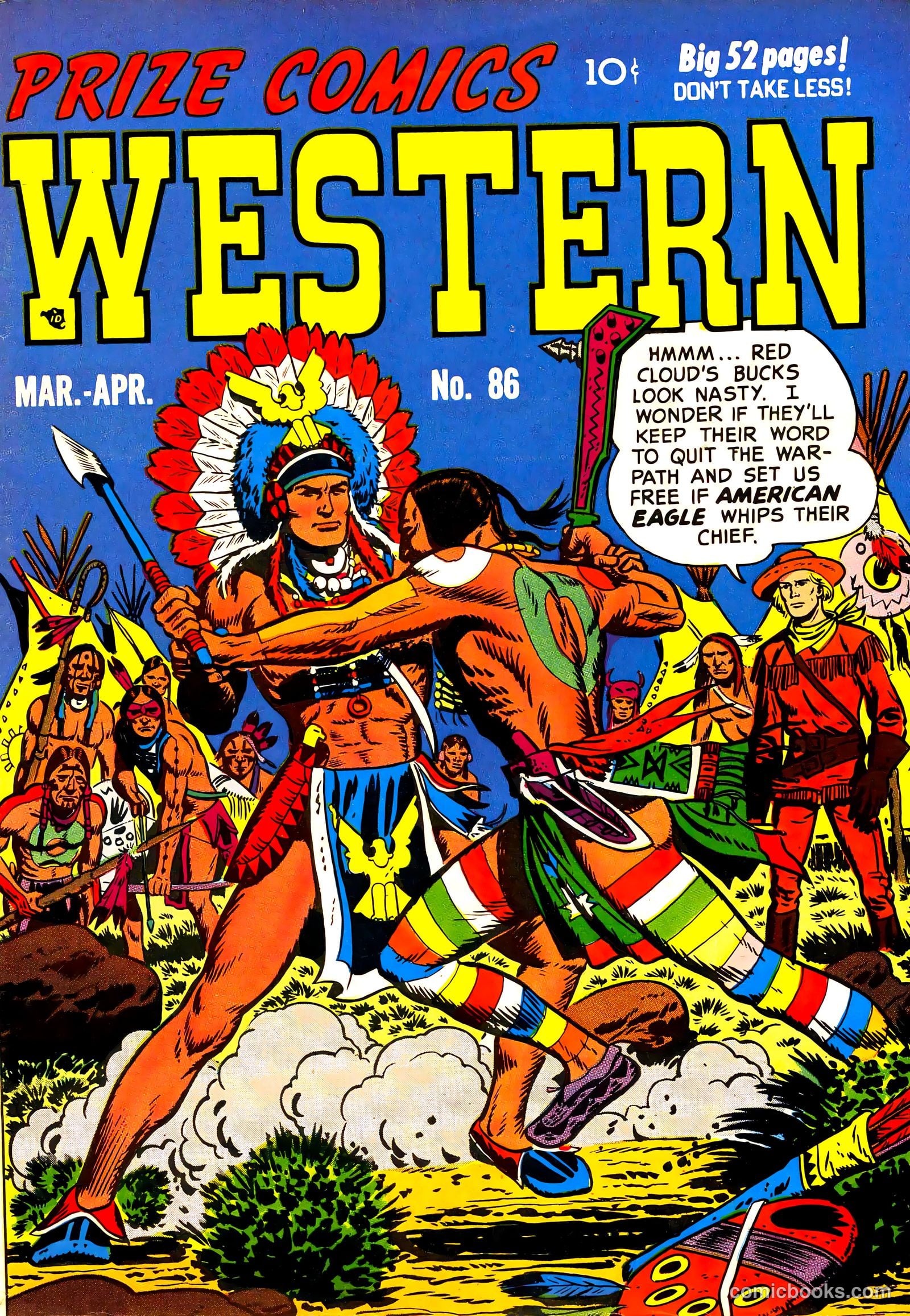 Prize Comics Western #86