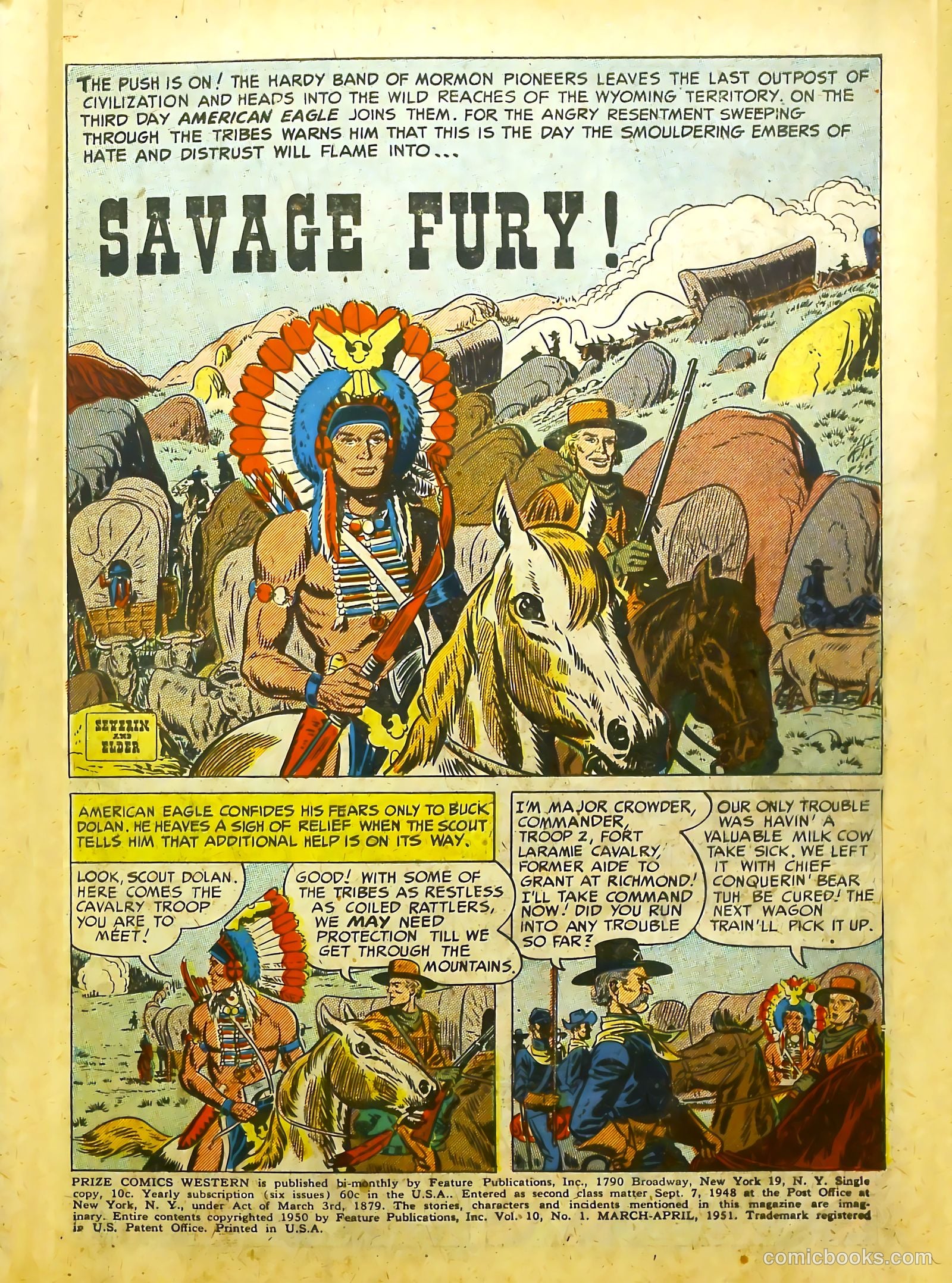 Prize Comics Western #86 (1950) — page 3 of 52