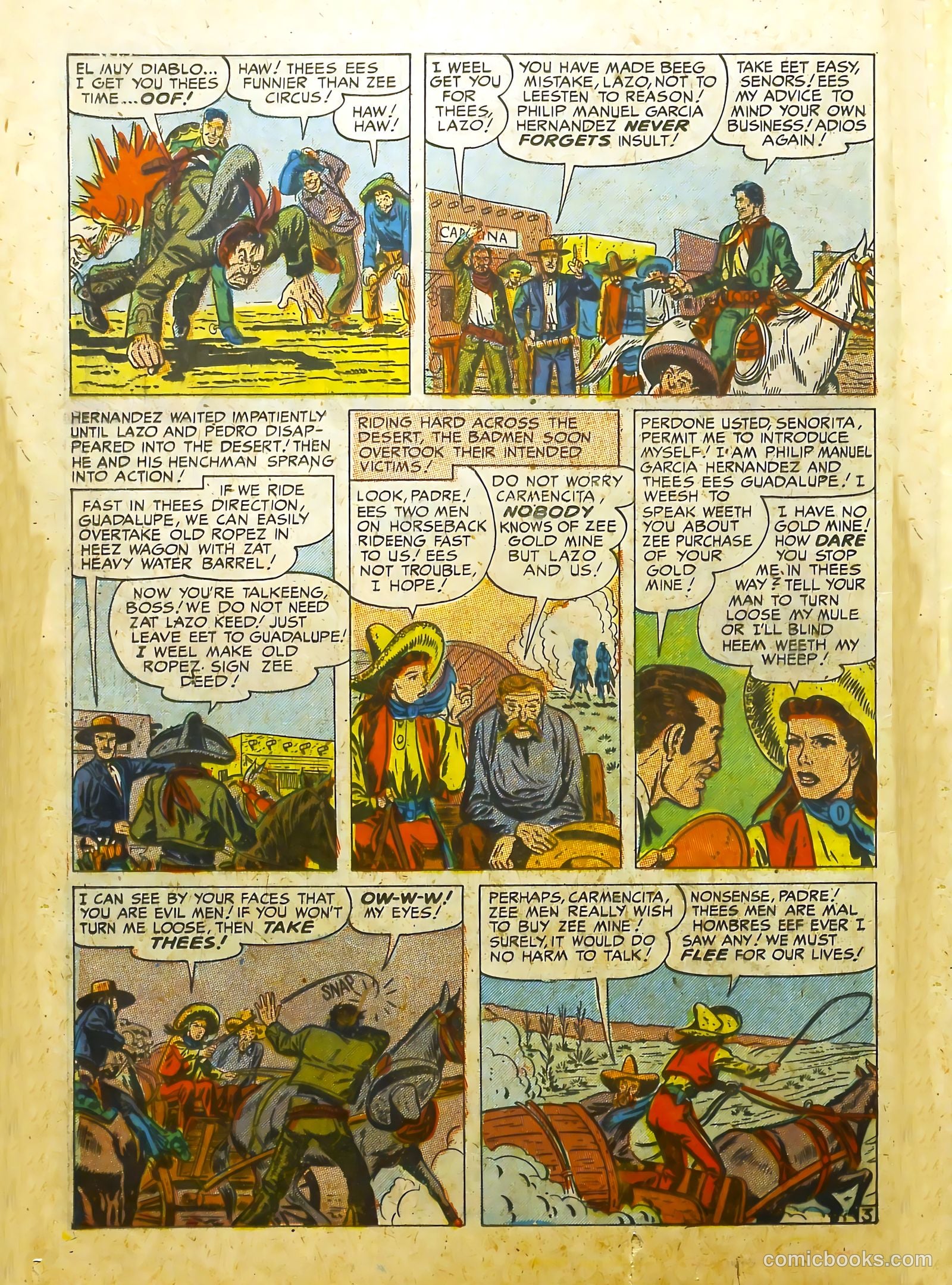 Prize Comics Western #86 (1950) — page 16 of 52