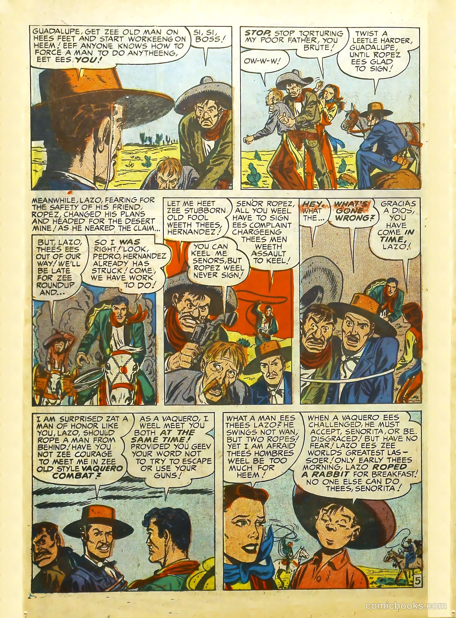 Prize Comics Western #86 (1950) — page 18 of 52