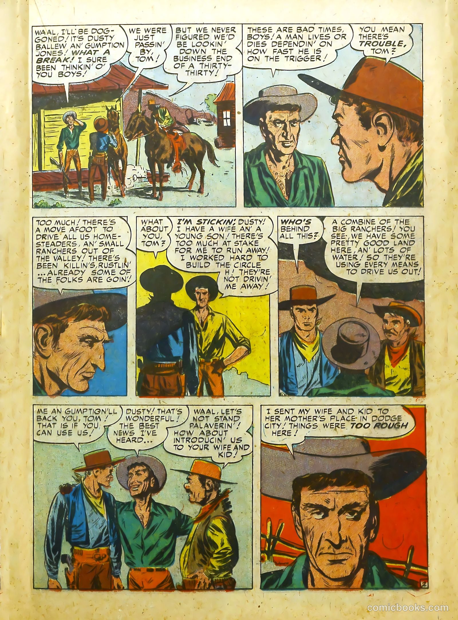 Prize Comics Western #86 (1950) — page 25 of 52