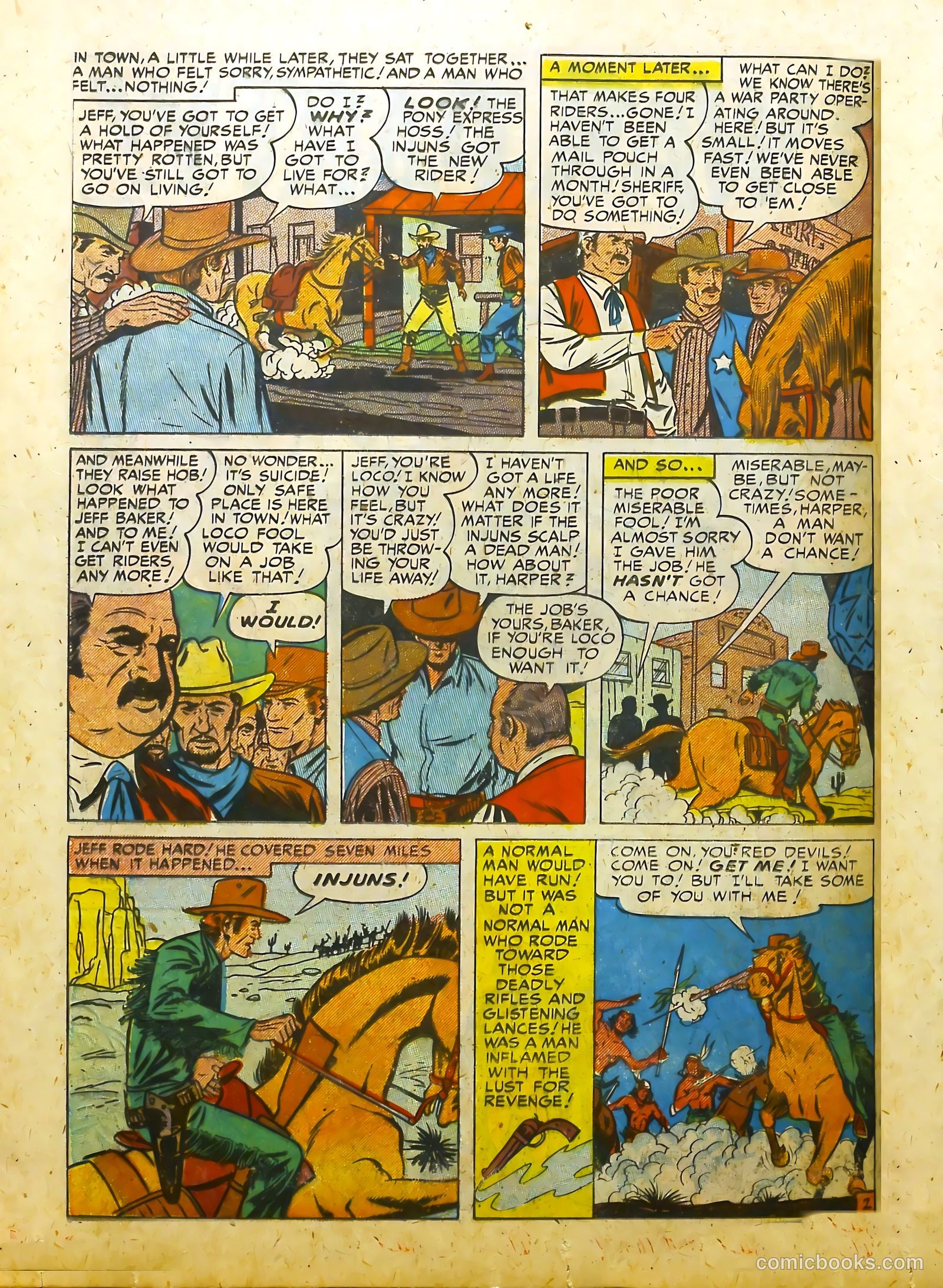 Prize Comics Western #86 (1950) — page 34 of 52