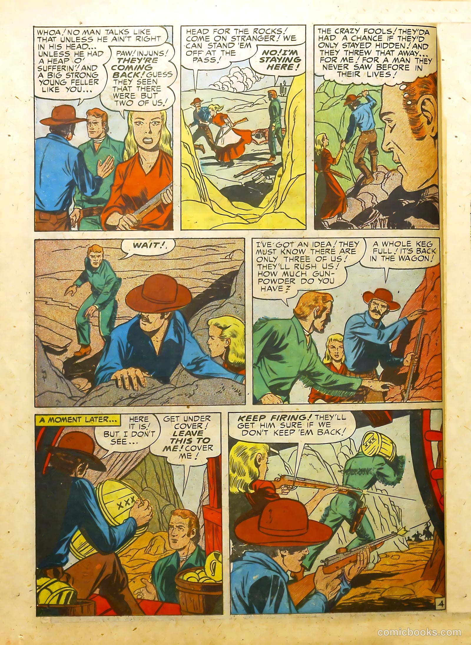 Prize Comics Western #86 (1950) — page 36 of 52