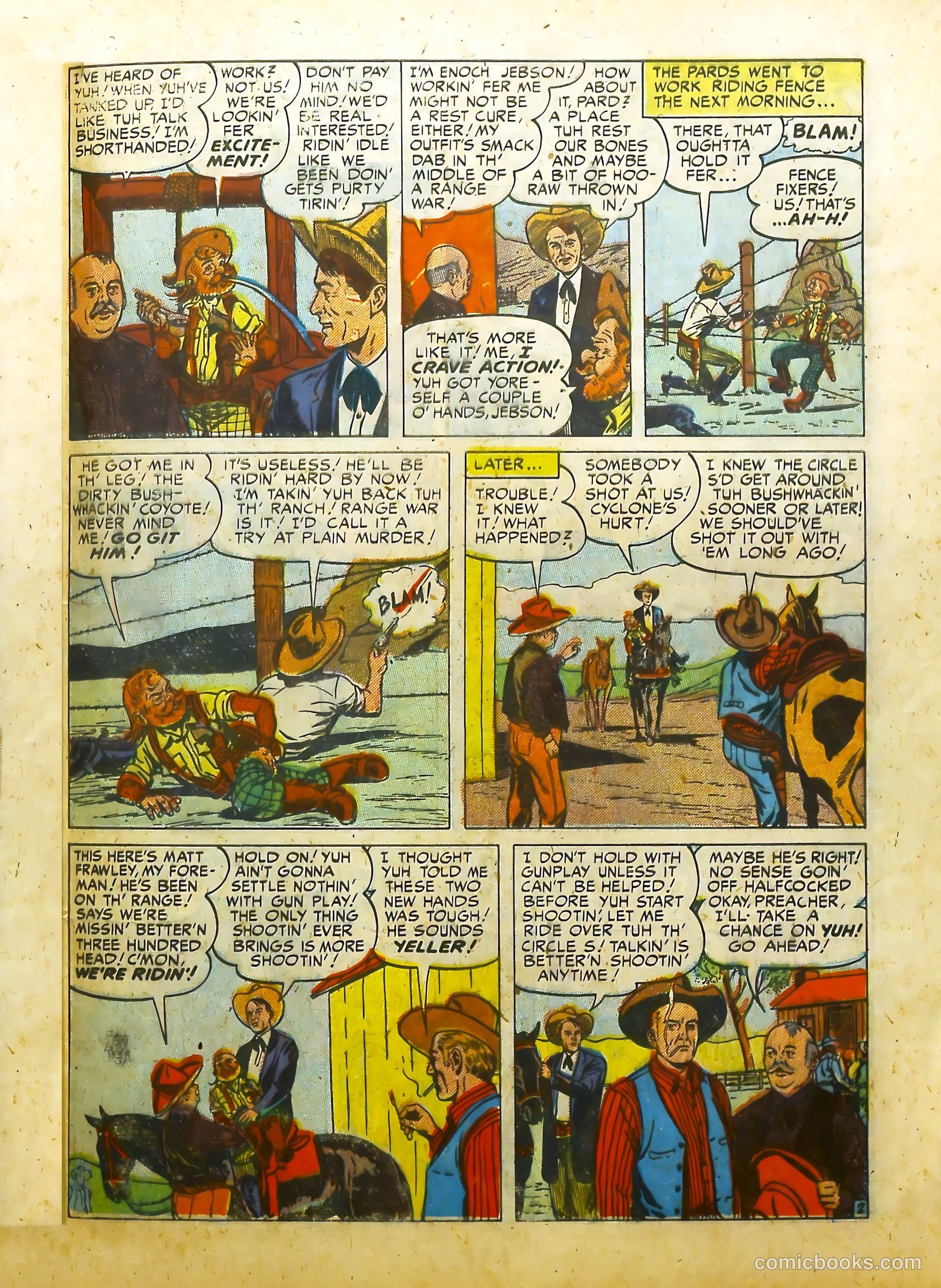 Prize Comics Western #86 (1950) — page 43 of 52