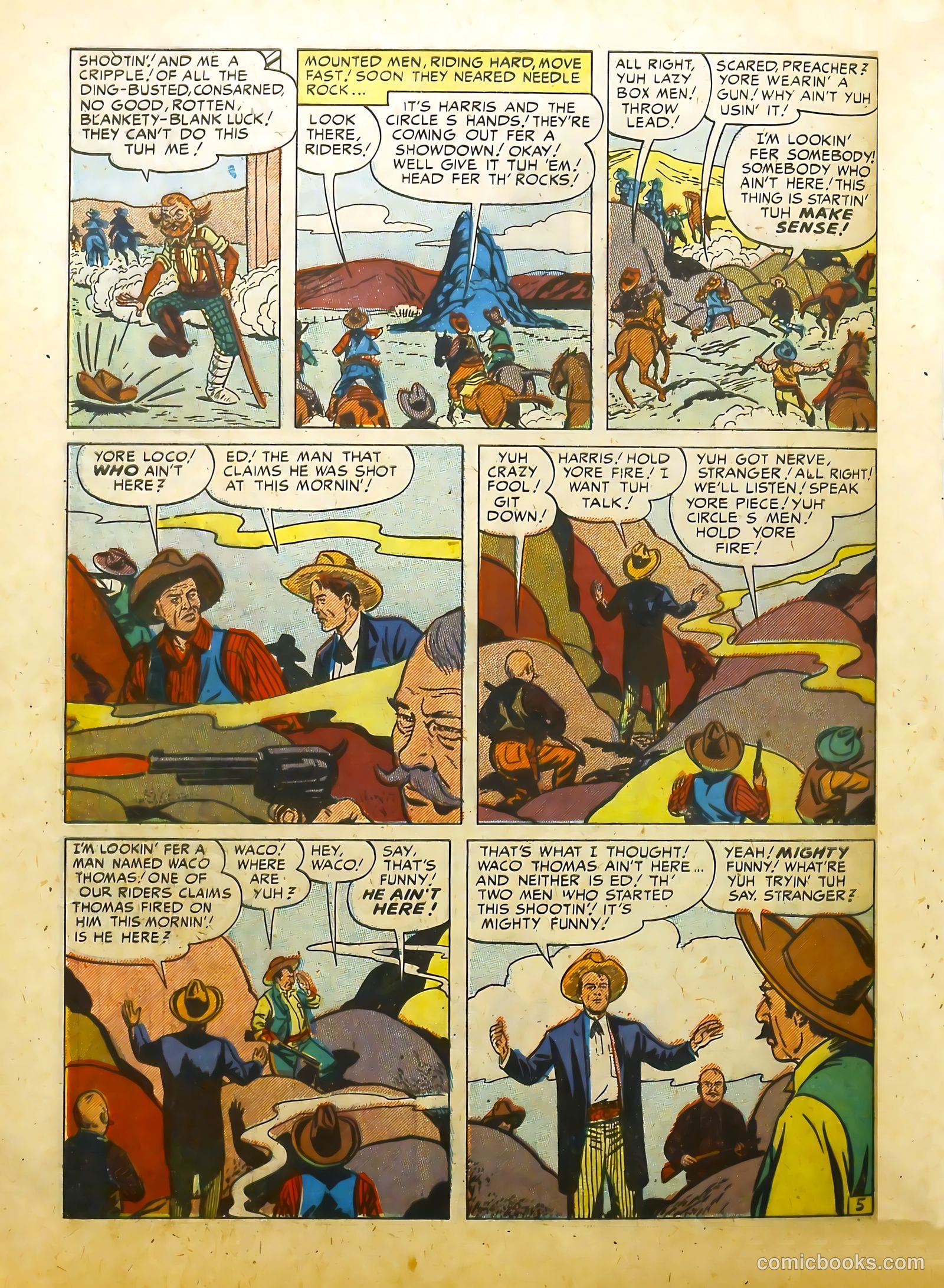 Prize Comics Western #86 (1950) — page 46 of 52