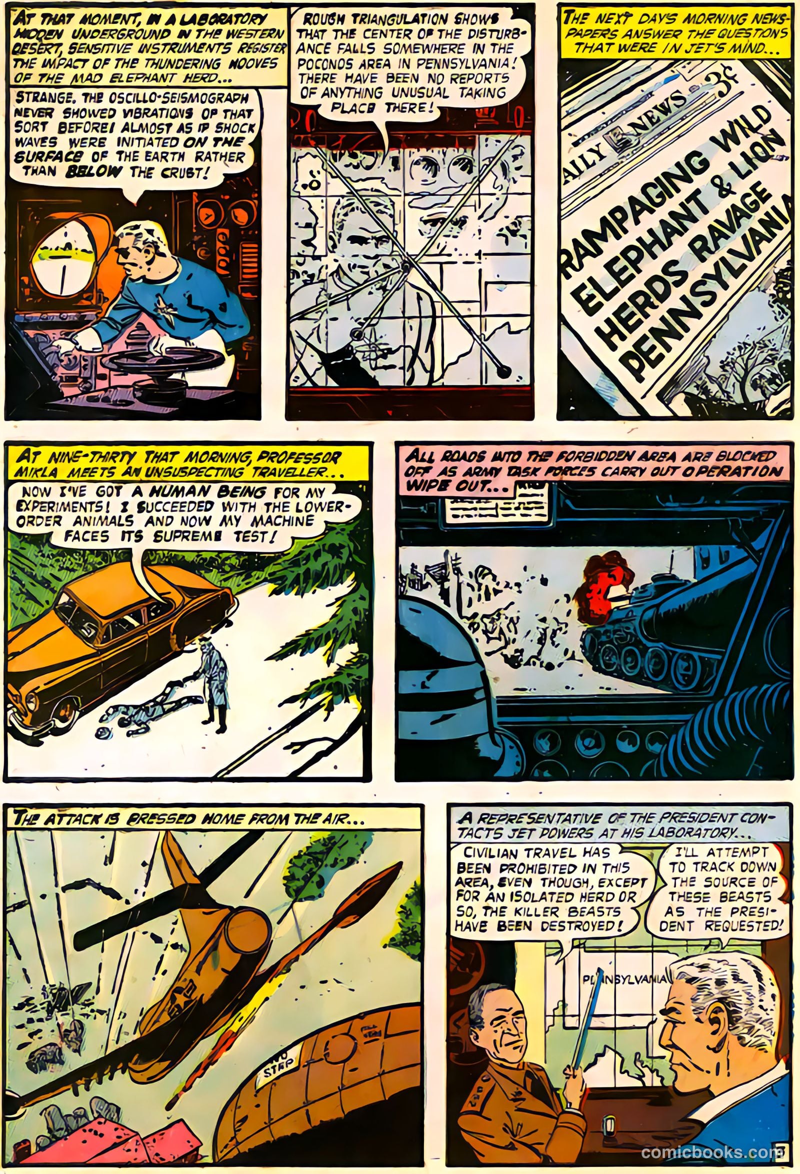 Jet Powers #3 (1951) — page 12 of 28