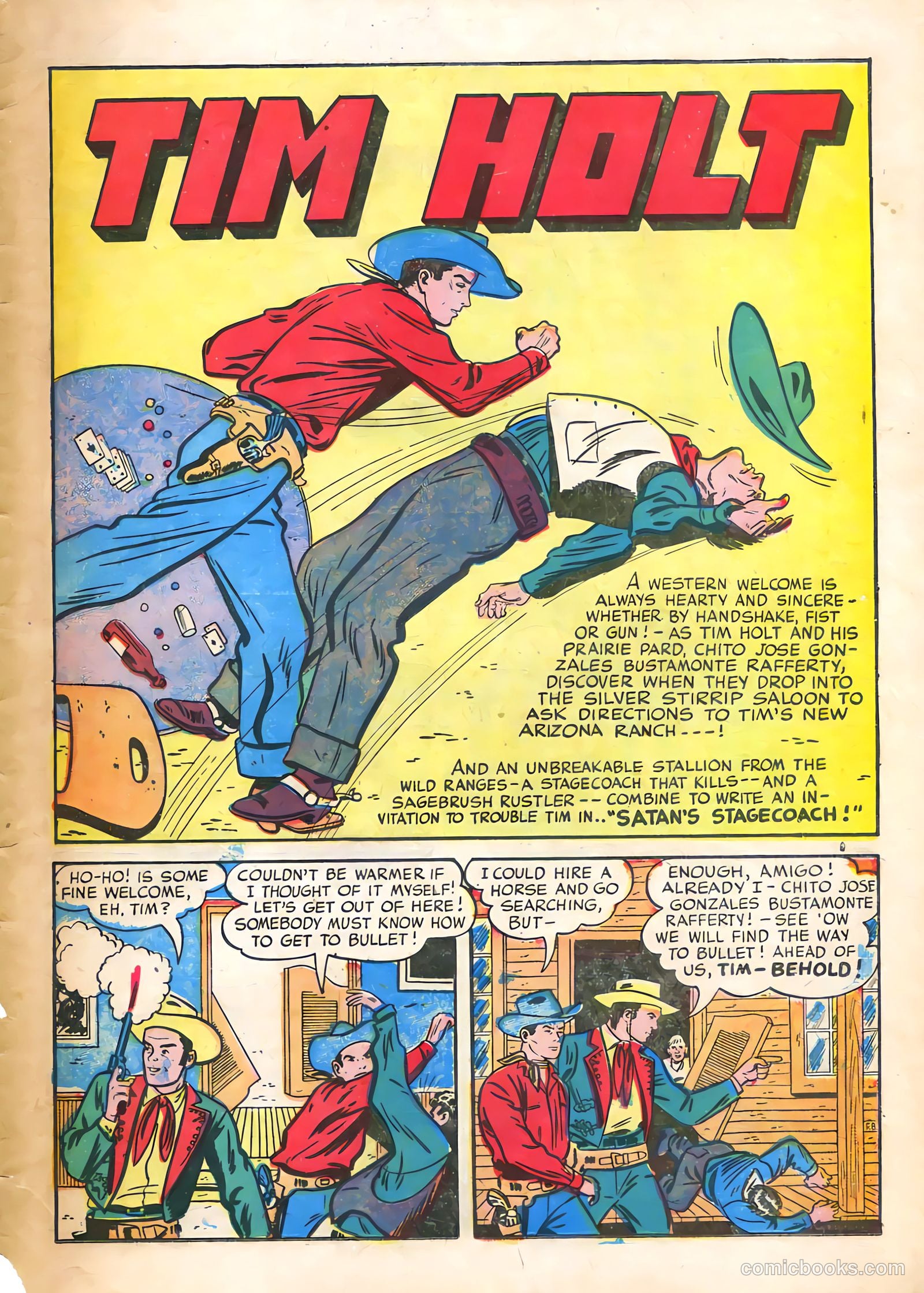 Tim Holt #1 (1948) — page 3 of 36