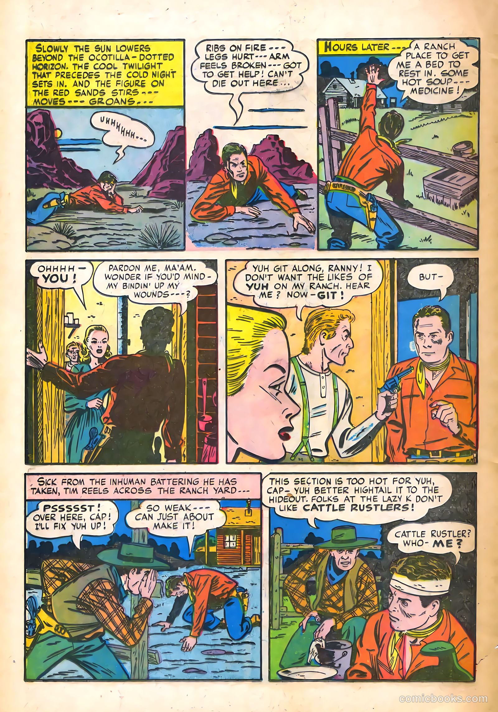 Tim Holt #1 (1948) — page 6 of 36