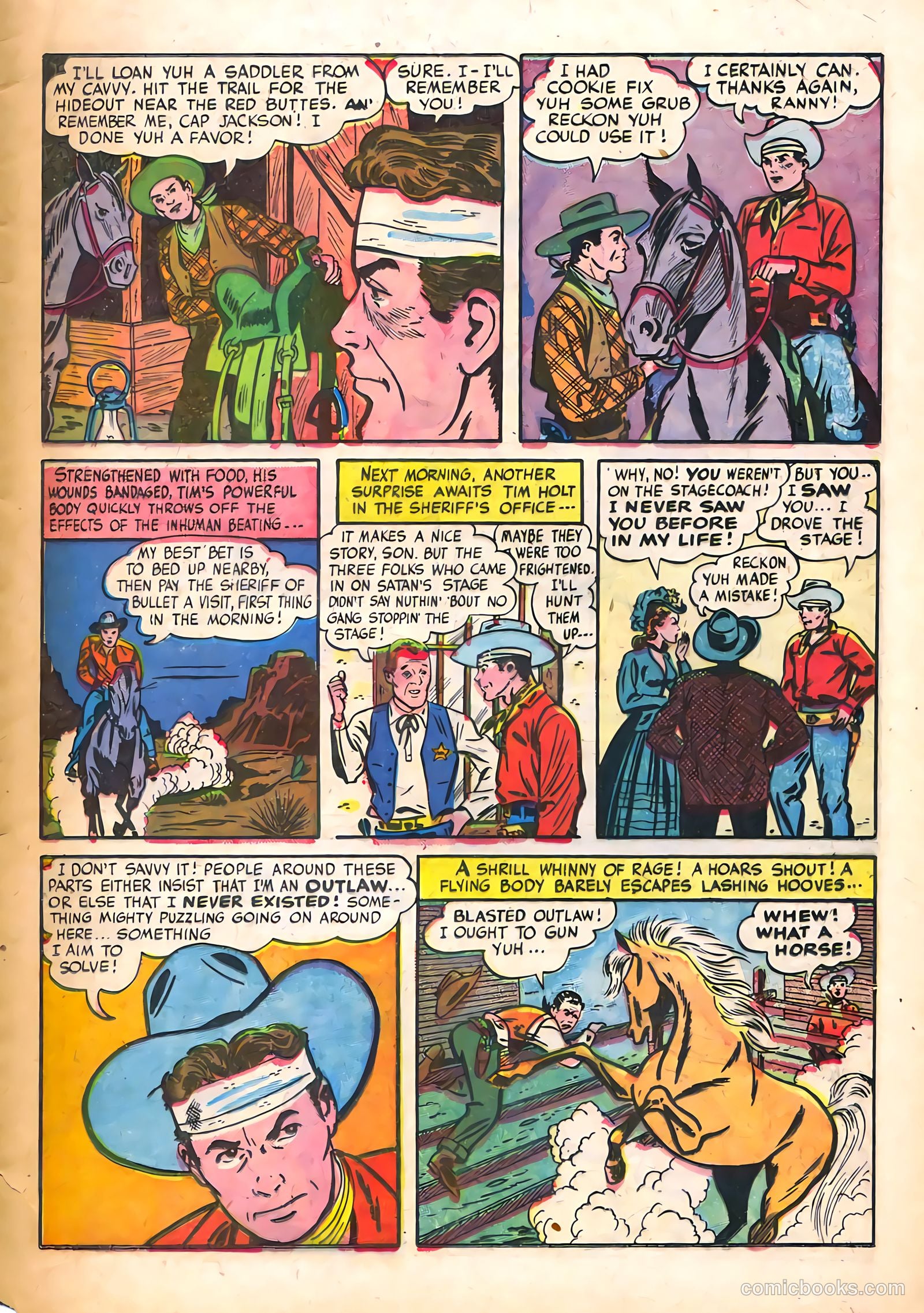 Tim Holt #1 (1948) — page 7 of 36