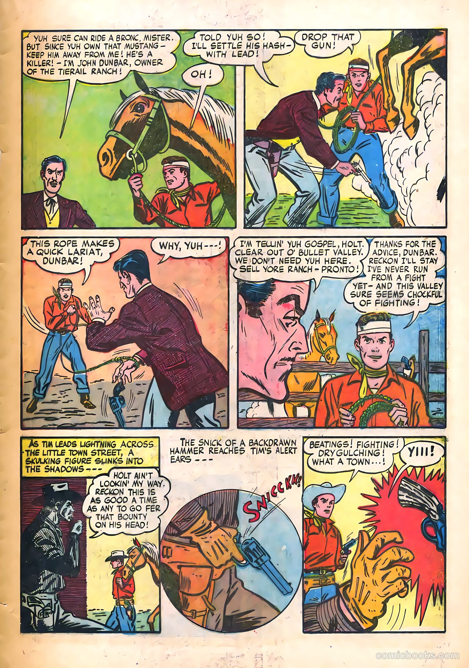 Tim Holt #1 (1948) — page 9 of 36